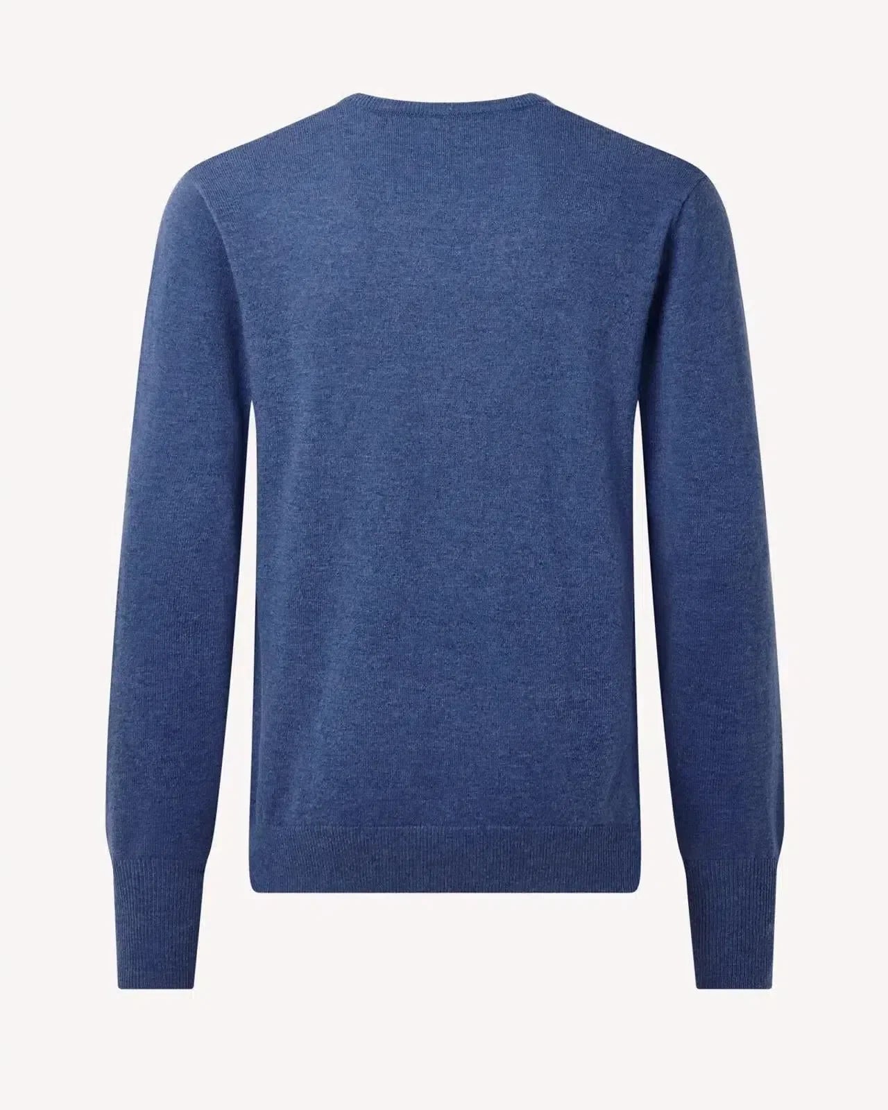 Bernard Weatherill V - Neck Knit Channel Isle Blue | Studio DOS