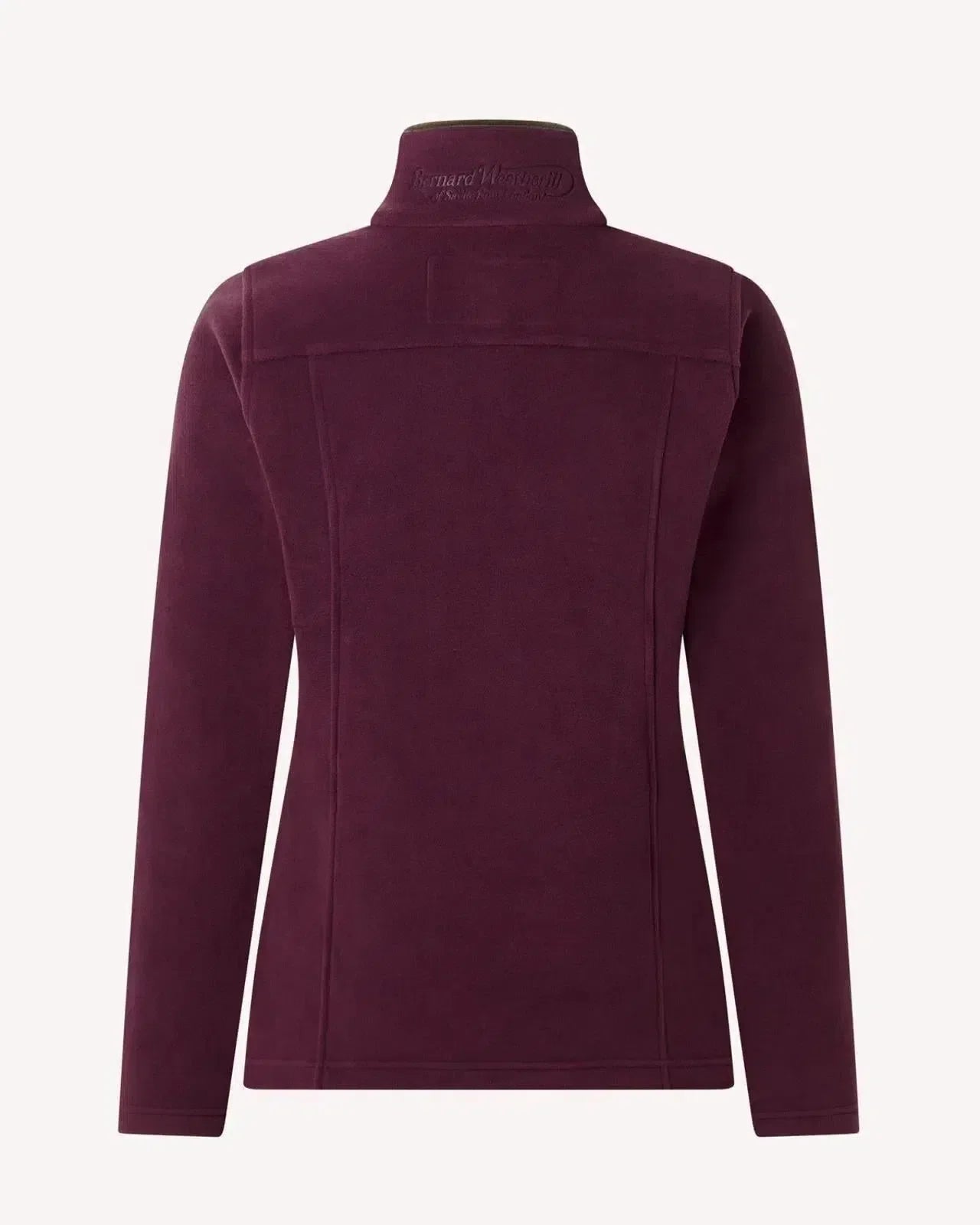 Bernard Weatherill Womens 1/4 Zip Fleece Aubergine | Studio DOS