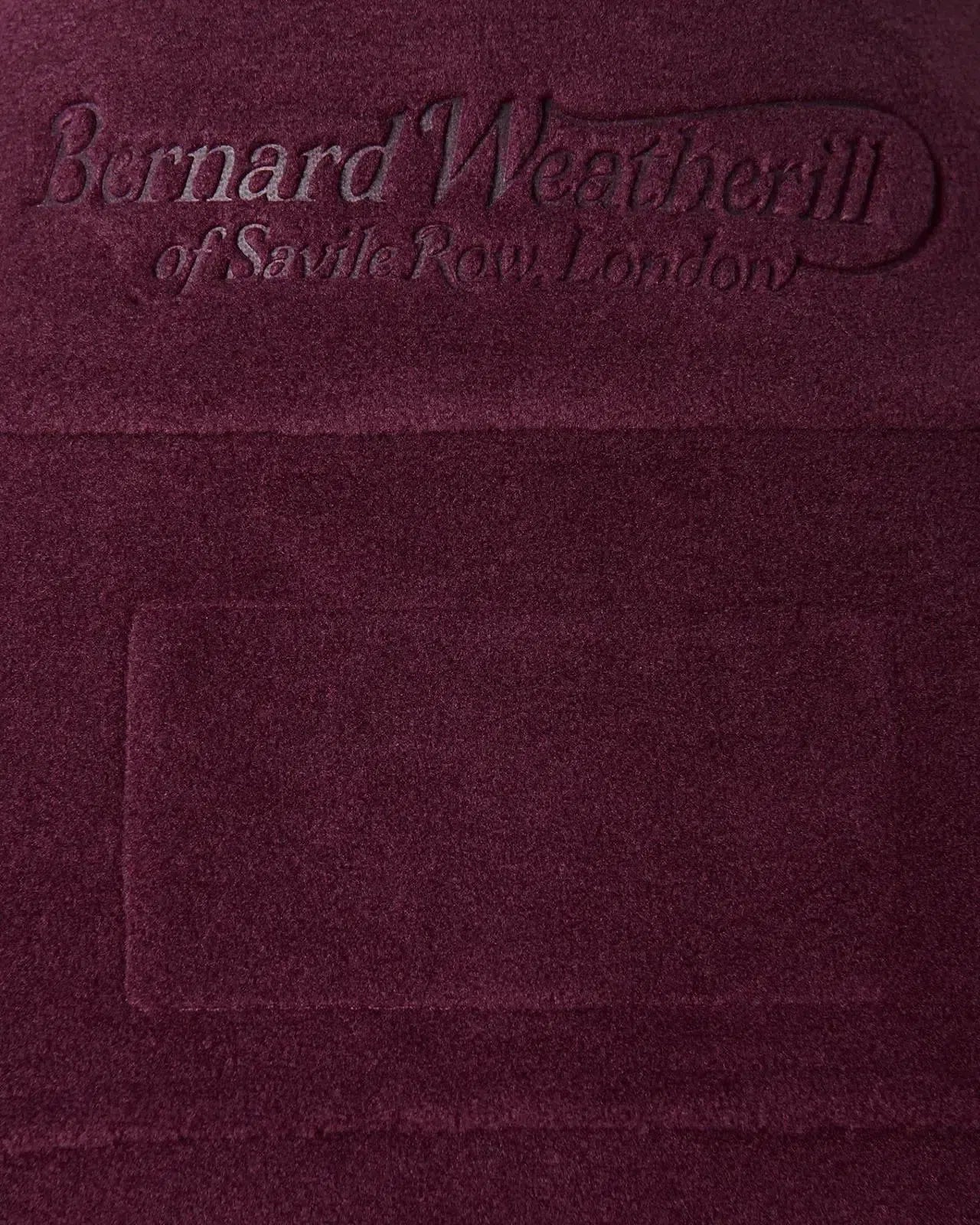 Bernard Weatherill Womens 1/4 Zip Fleece Aubergine | Studio DOS