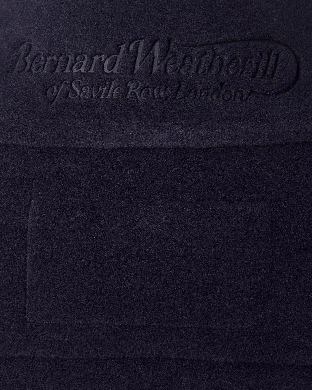 Bernard Weatherill Womens 1/4 Zip Fleece Dark Navy | Studio DOS