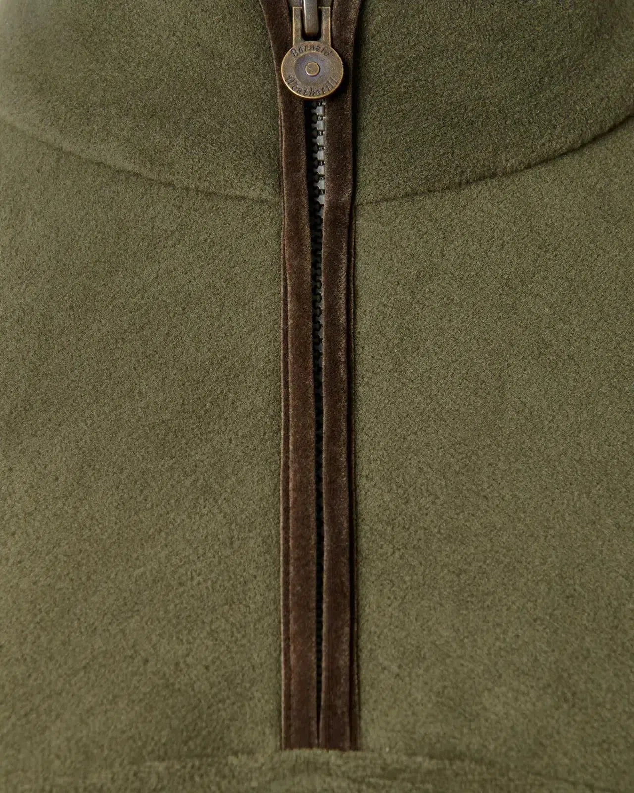 Bernard Weatherill Womens 1/4 Zip Fleece Forest Green | Studio DOS