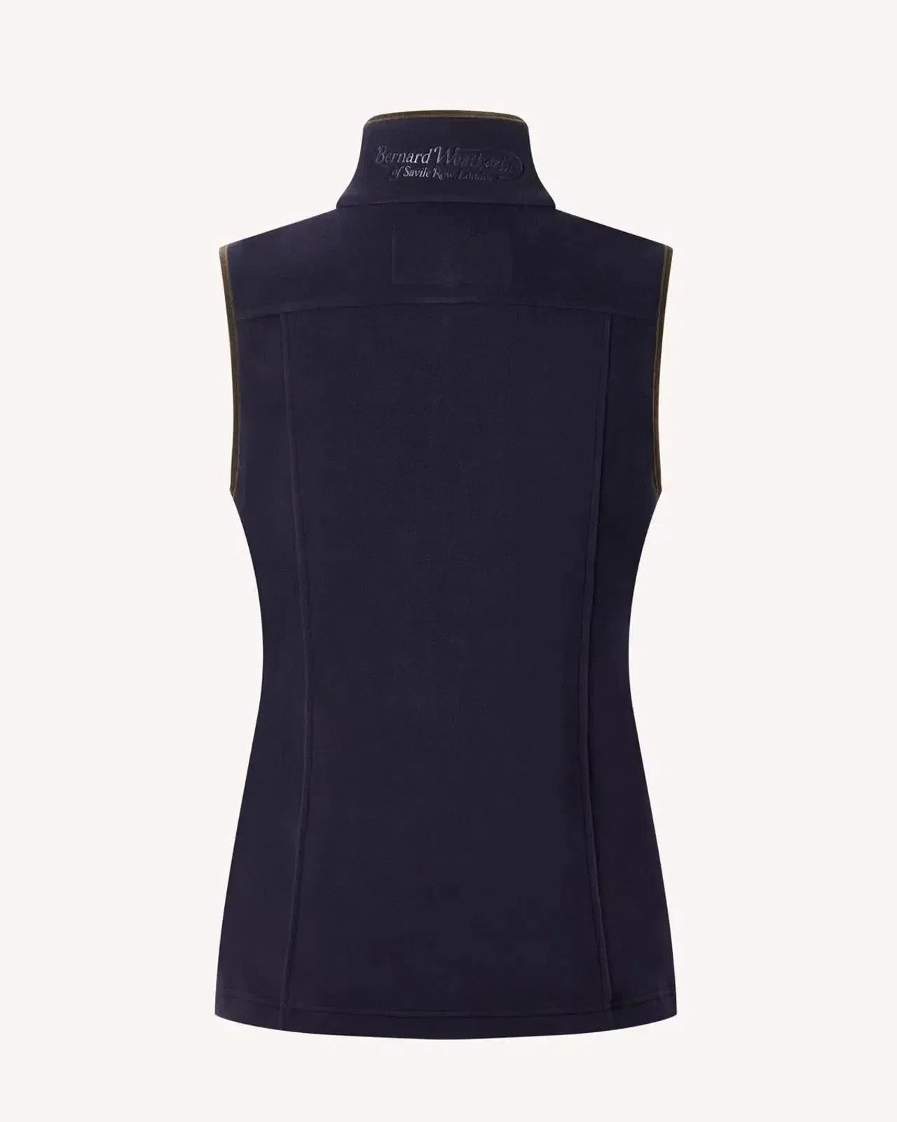 Bernard Weatherill Womens Full Zip Fleece Gilet Dark Navy | Studio DOS