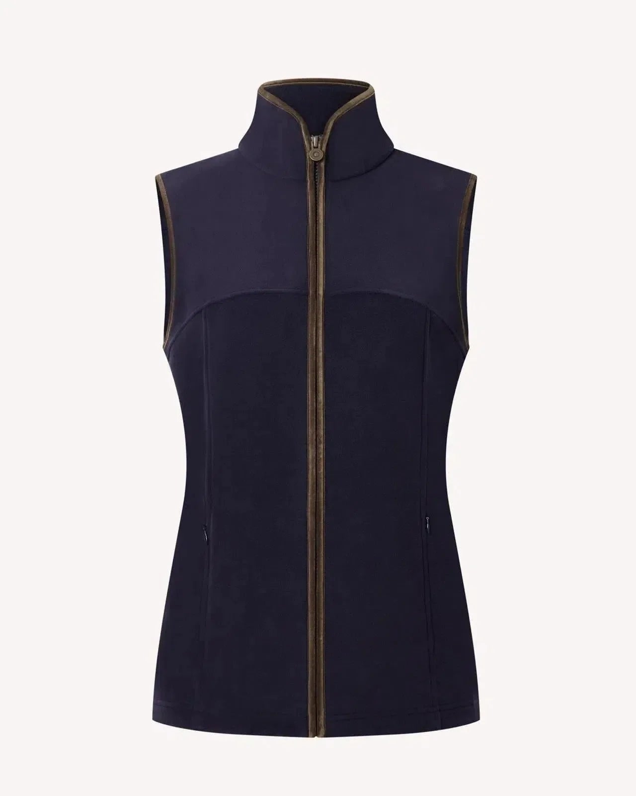 Bernard Weatherill Womens Full Zip Fleece Gilet Dark Navy | Studio DOS