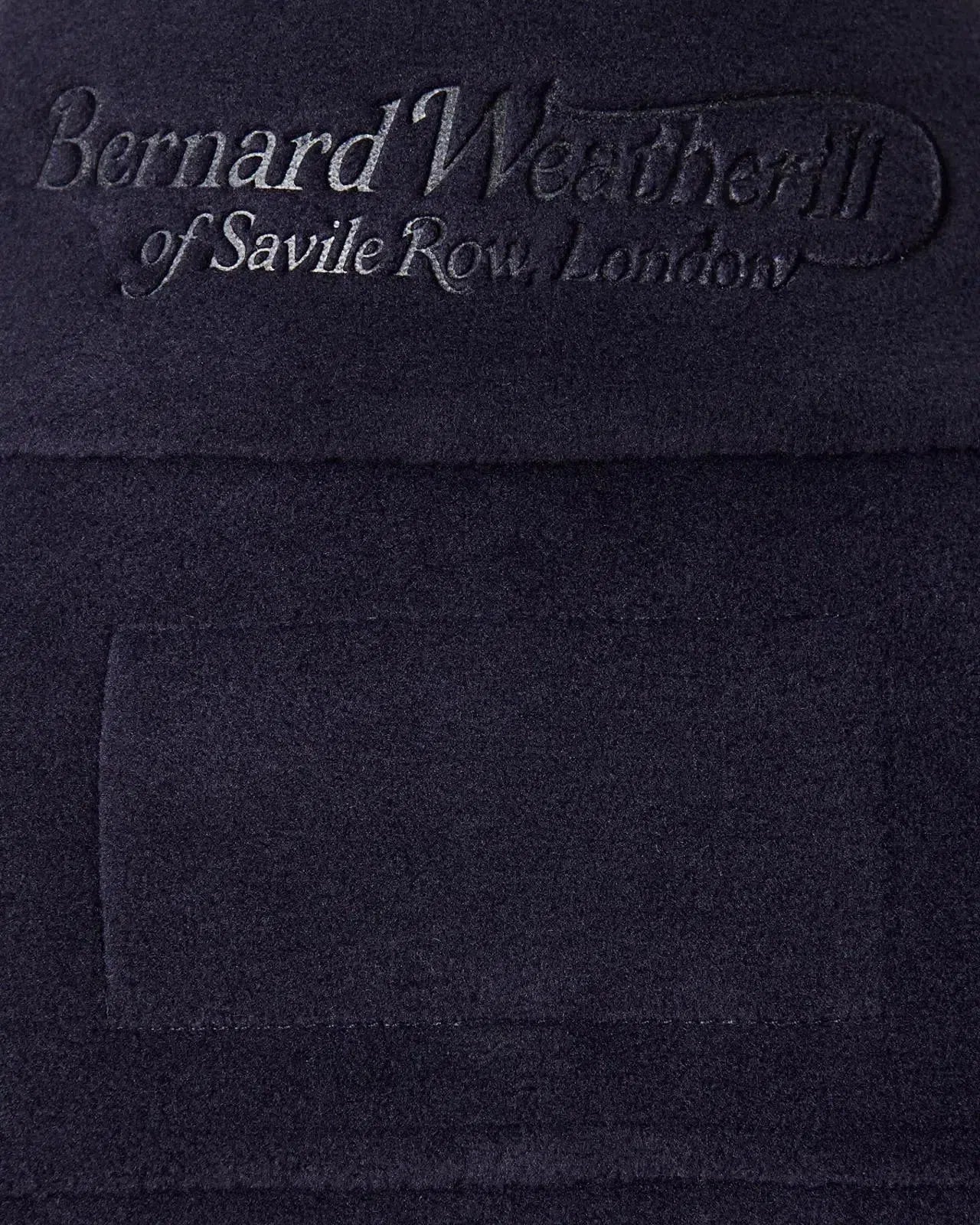 Bernard Weatherill Womens Full Zip Fleece Gilet Dark Navy | Studio DOS
