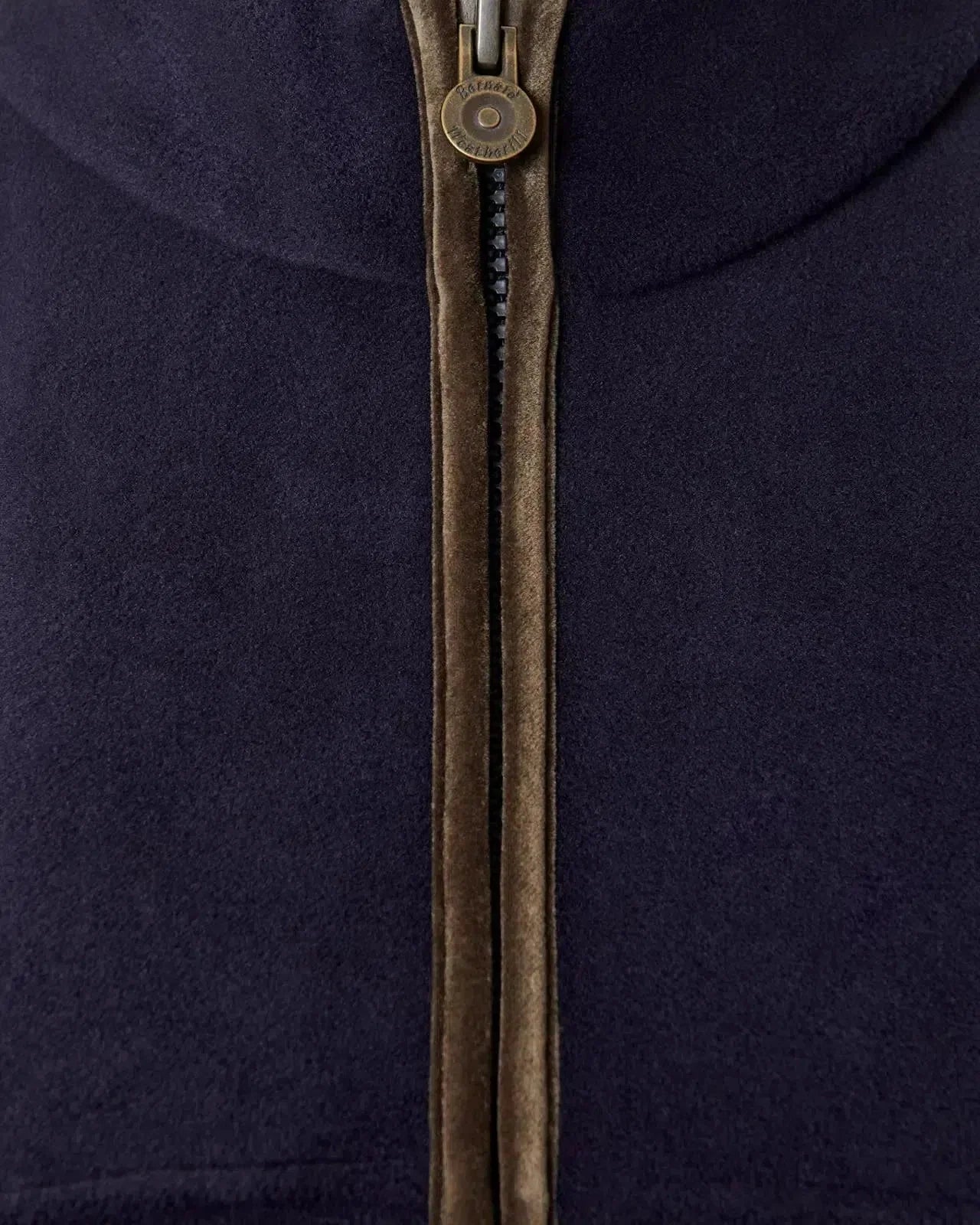 Bernard Weatherill Womens Full Zip Fleece Gilet Dark Navy | Studio DOS