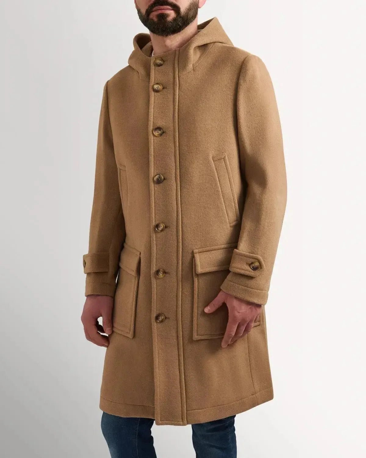 Bernard Weatherill Wool Cashmere Parker Camel | Studio DOS
