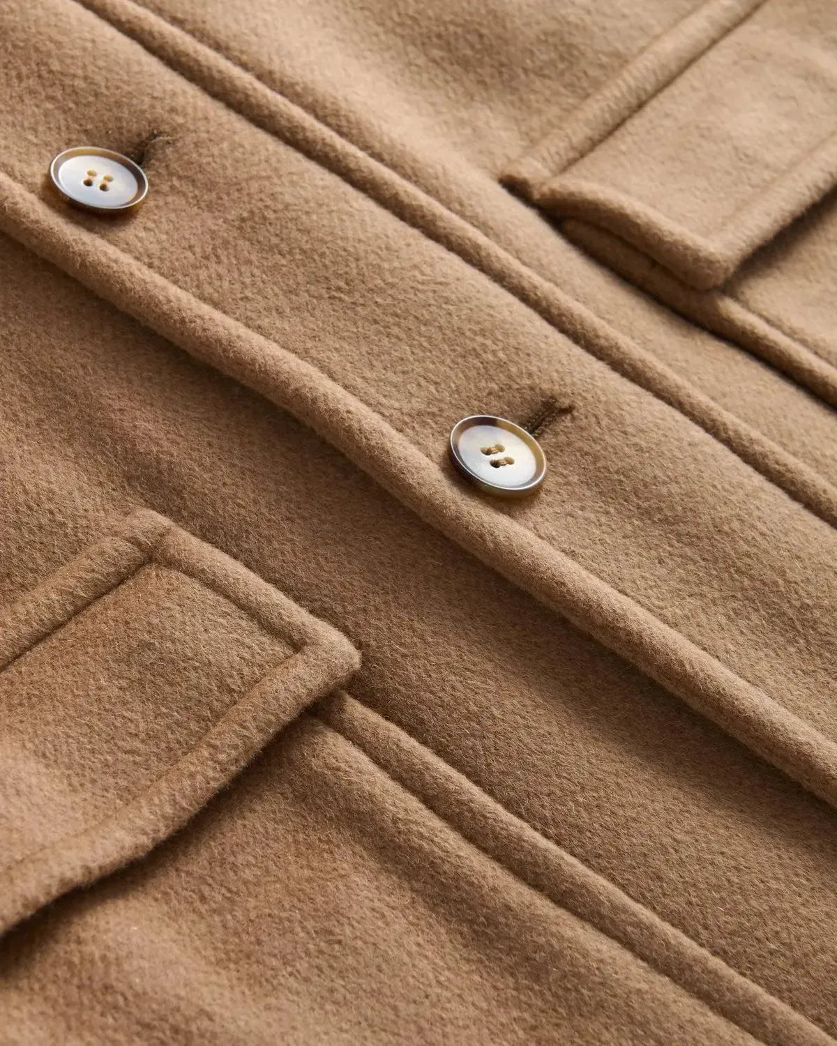 Bernard Weatherill Wool Cashmere Parker Camel | Studio DOS