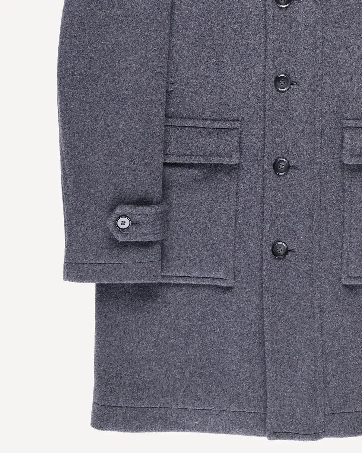 Bernard Weatherill Wool Cashmere Parker Grey | Studio DOS