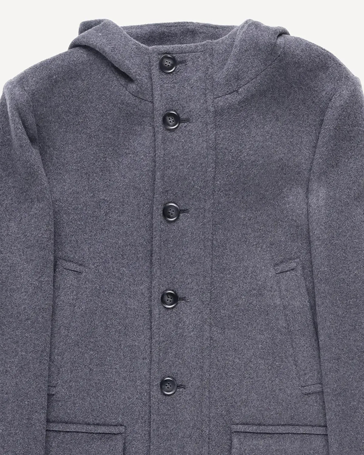 Bernard Weatherill Wool Cashmere Parker Grey | Studio DOS