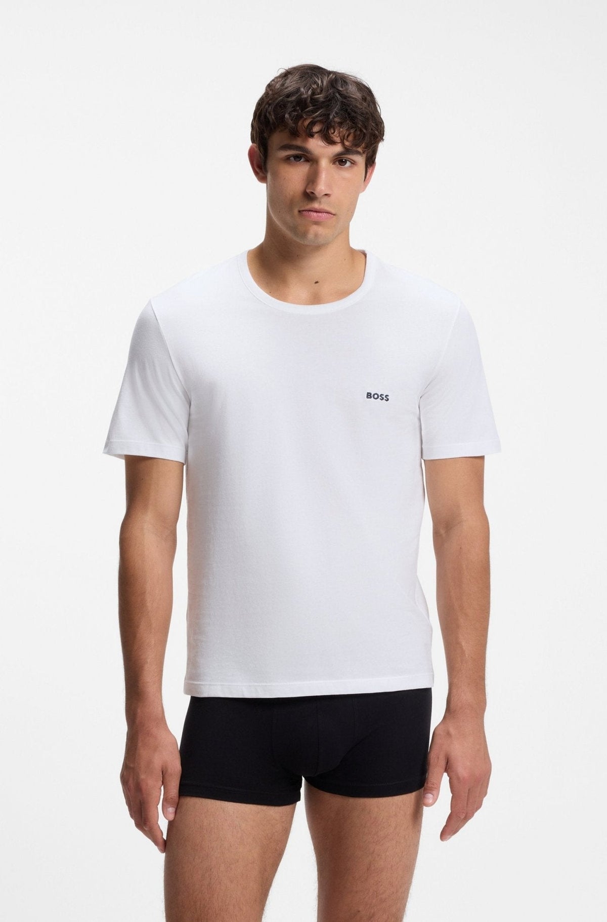 BOSS 3 Pack Classic T-Shirts White Navy Black | Studio DOS