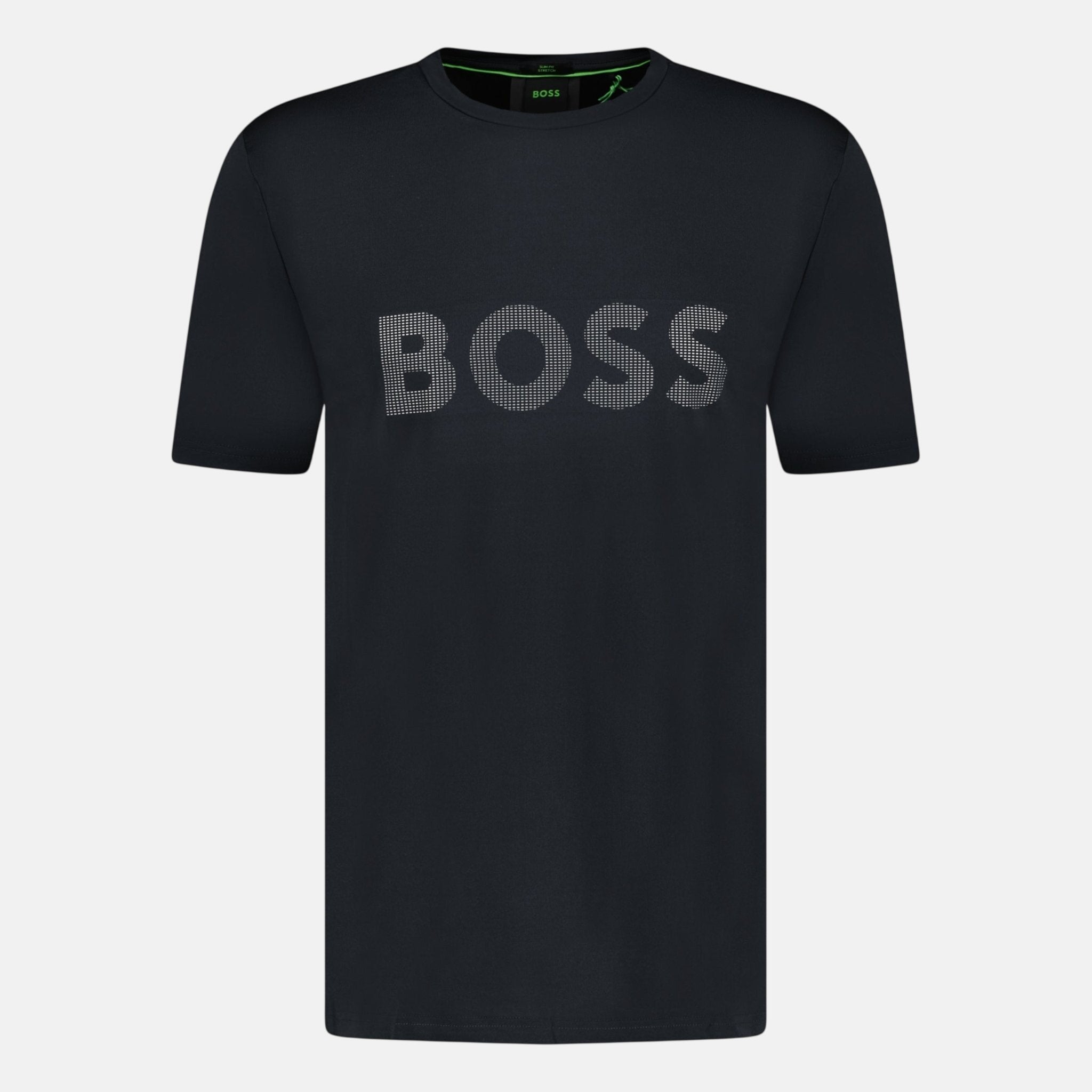 BOSS Active Logo - Print T-Shirt Black | Studio DOS