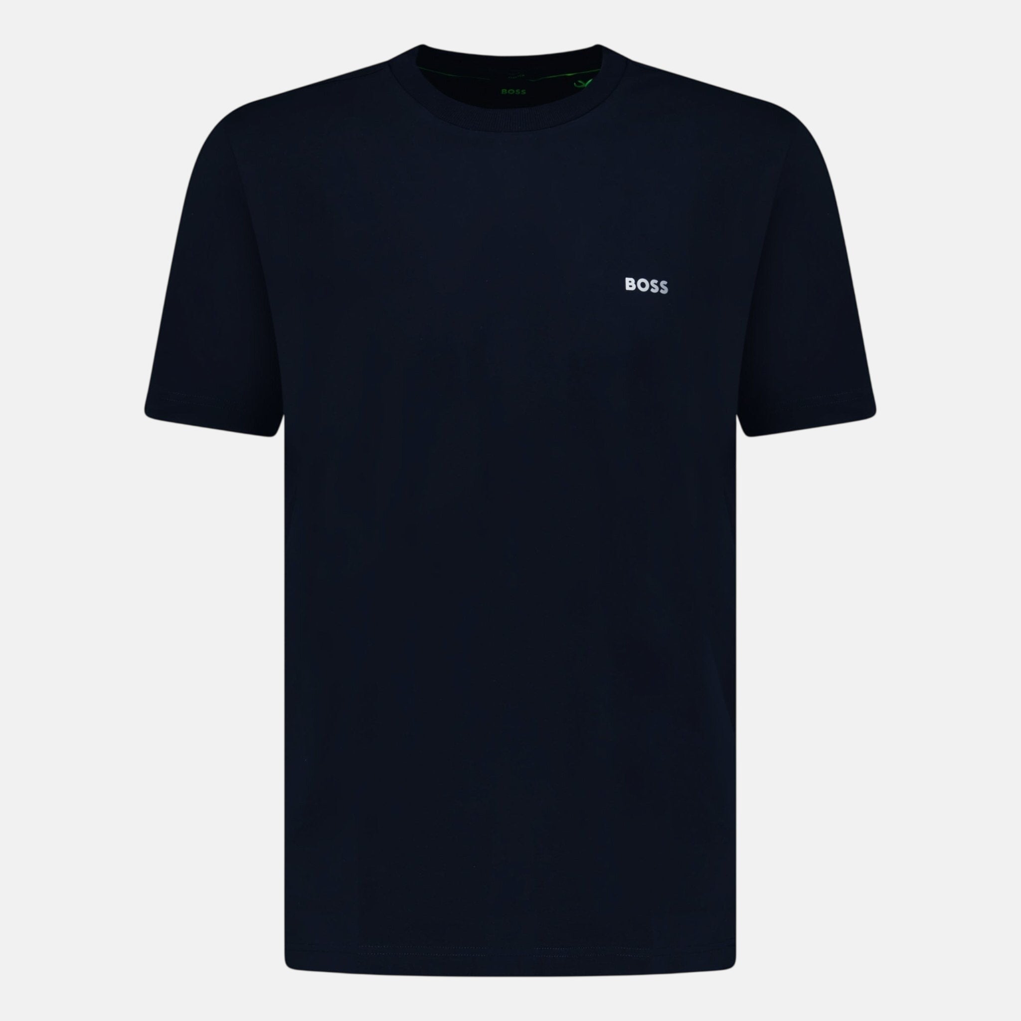 BOSS Active Logo - Print T-Shirt Navy | Studio DOS