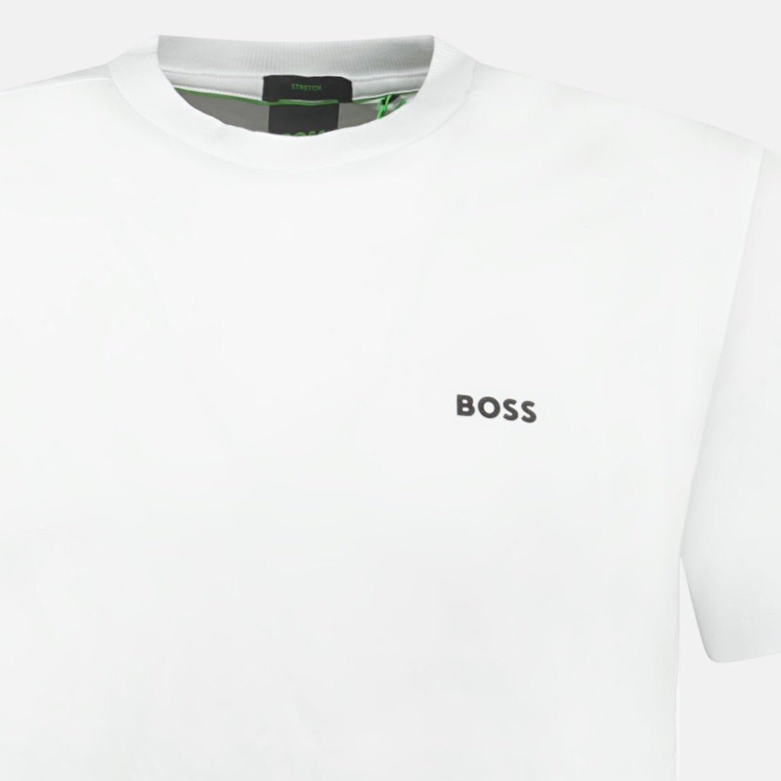 BOSS Active Logo - Print T-Shirt White | Studio DOS