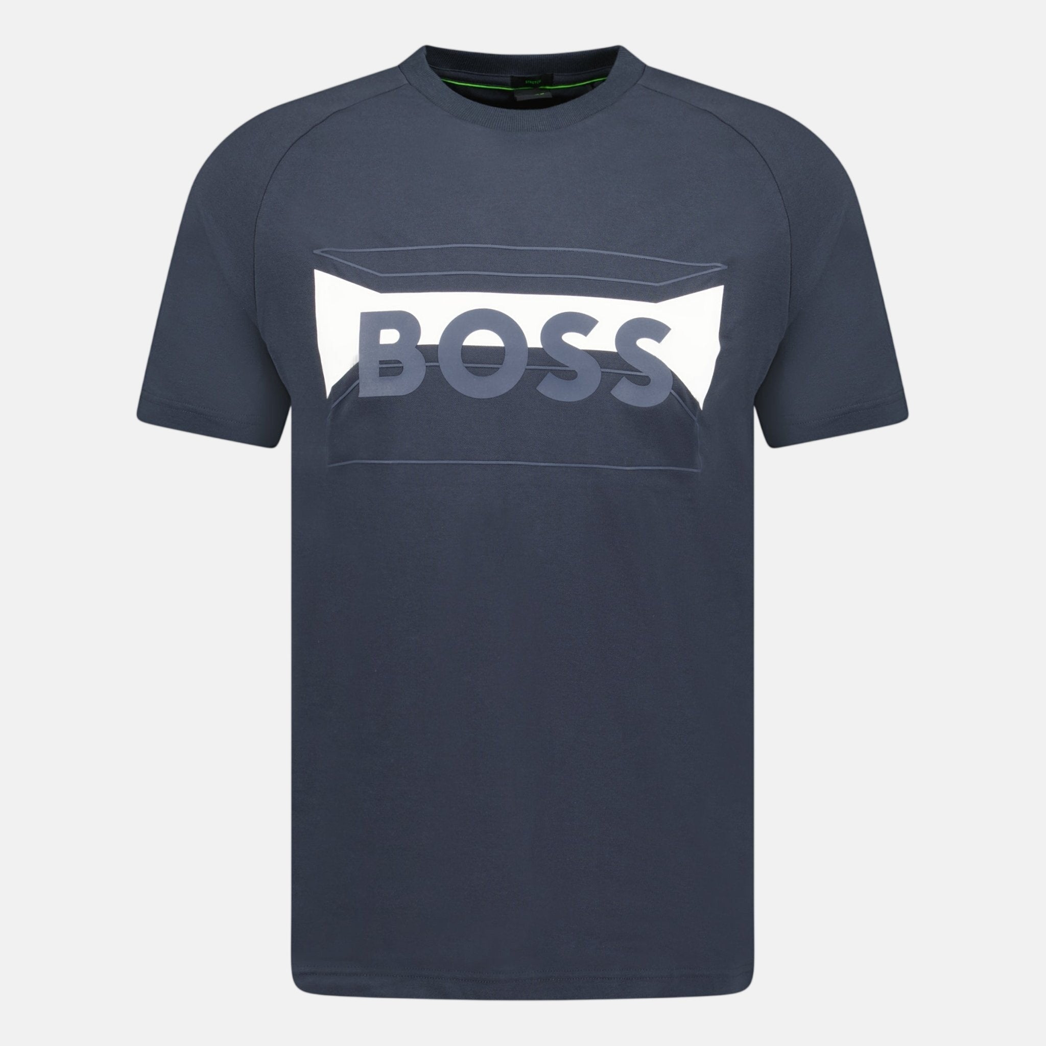 BOSS Artwork Logo T-Shirt Navy | Studio DOS