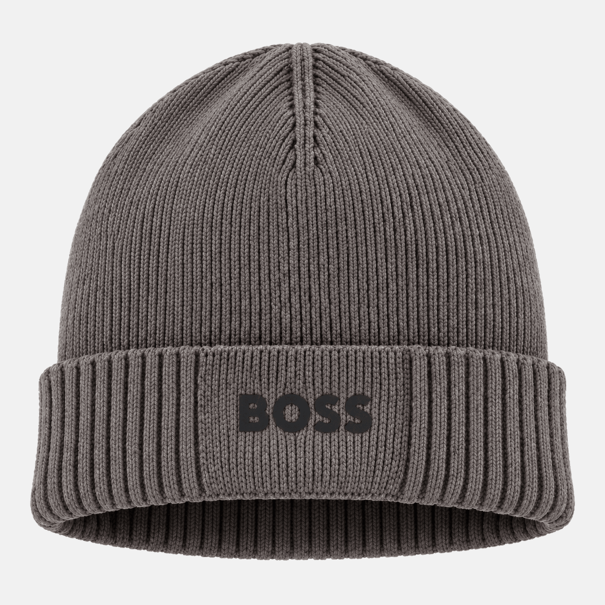 BOSS Asic Logo Beanie Hat Grey | Studio DOS