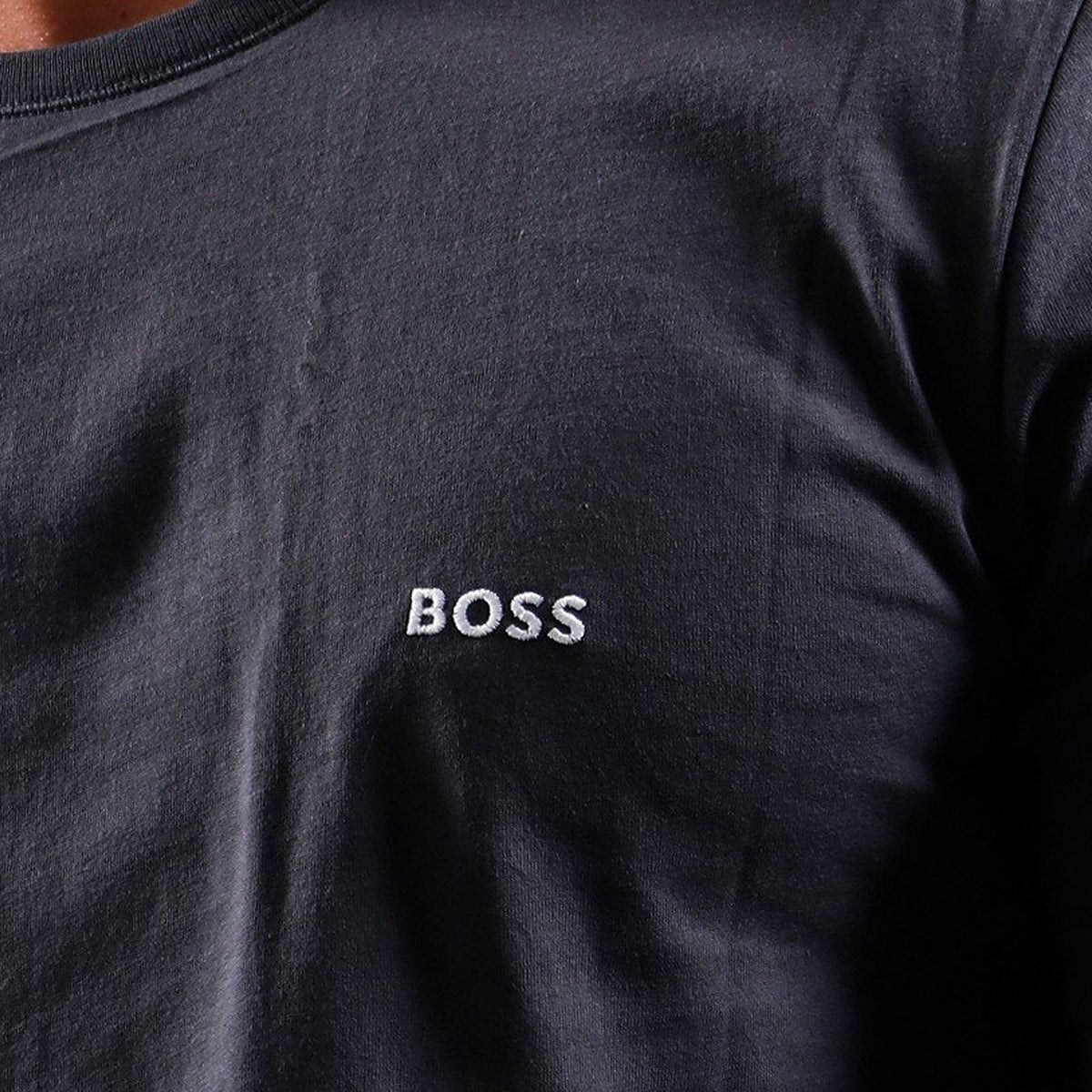 BOSS Cotton Basic T-Shirt Charcoal Grey | Studio DOS