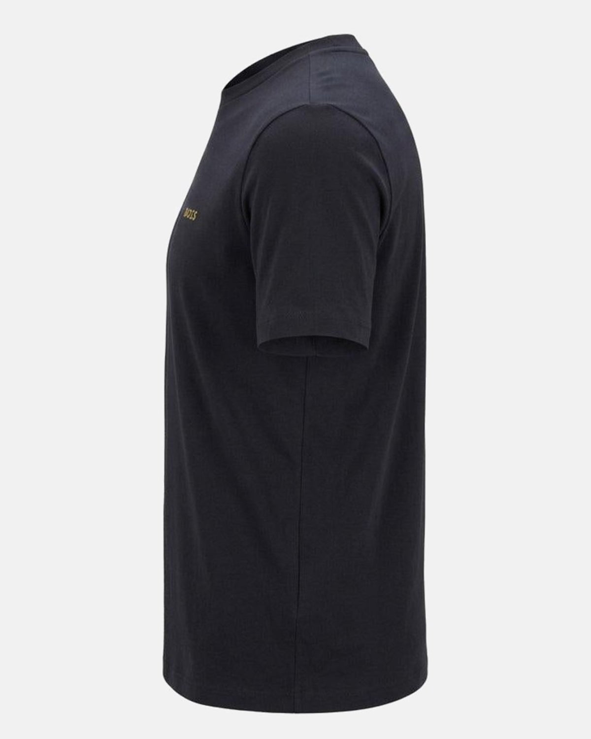 BOSS Crew Neck Tee T-Shirt Dark Blue Gold Logo | Studio DOS