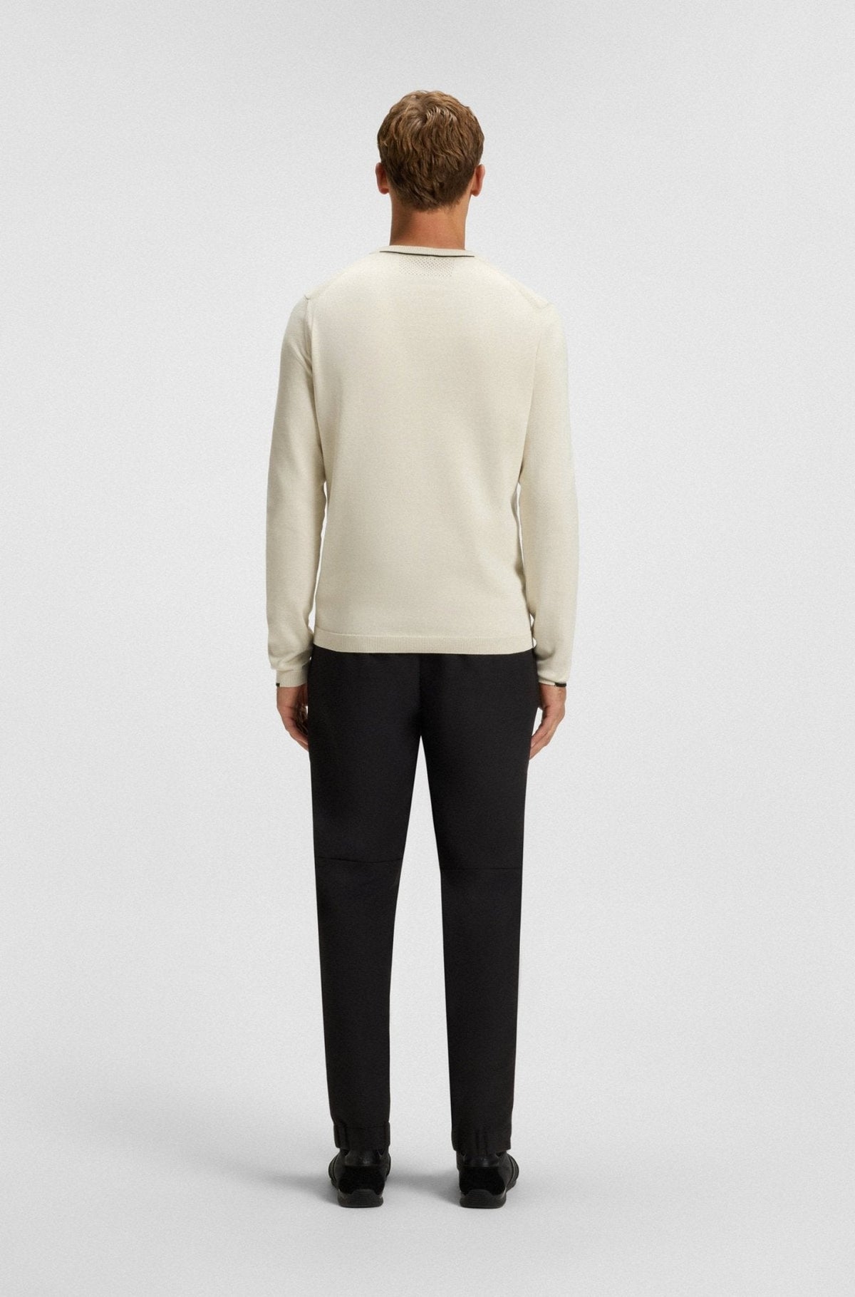 BOSS Ever-X Crew Neck Jumper Natural | Studio DOS