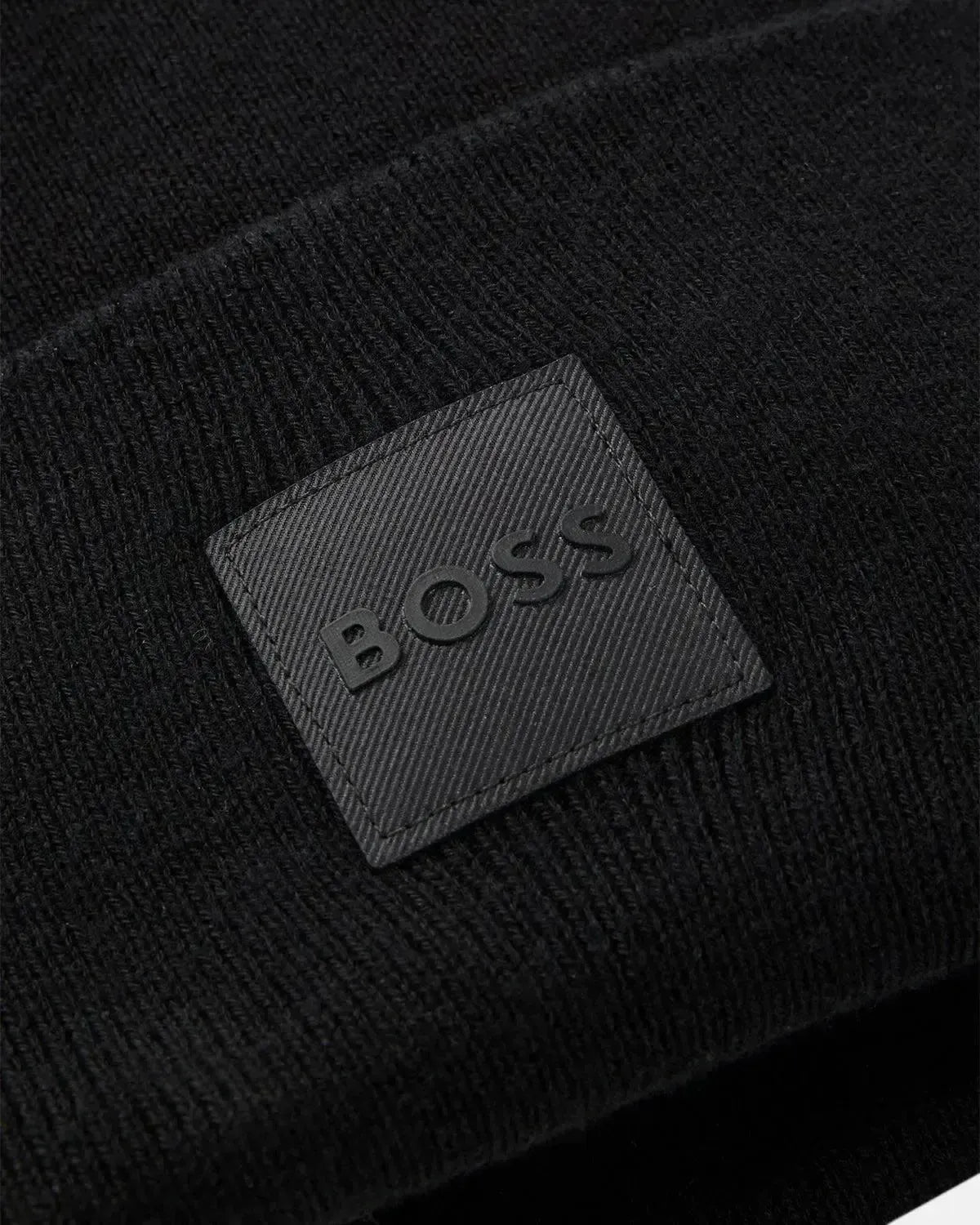 BOSS FANTASTICO COTTON BEANIE BLACK | Studio DOS