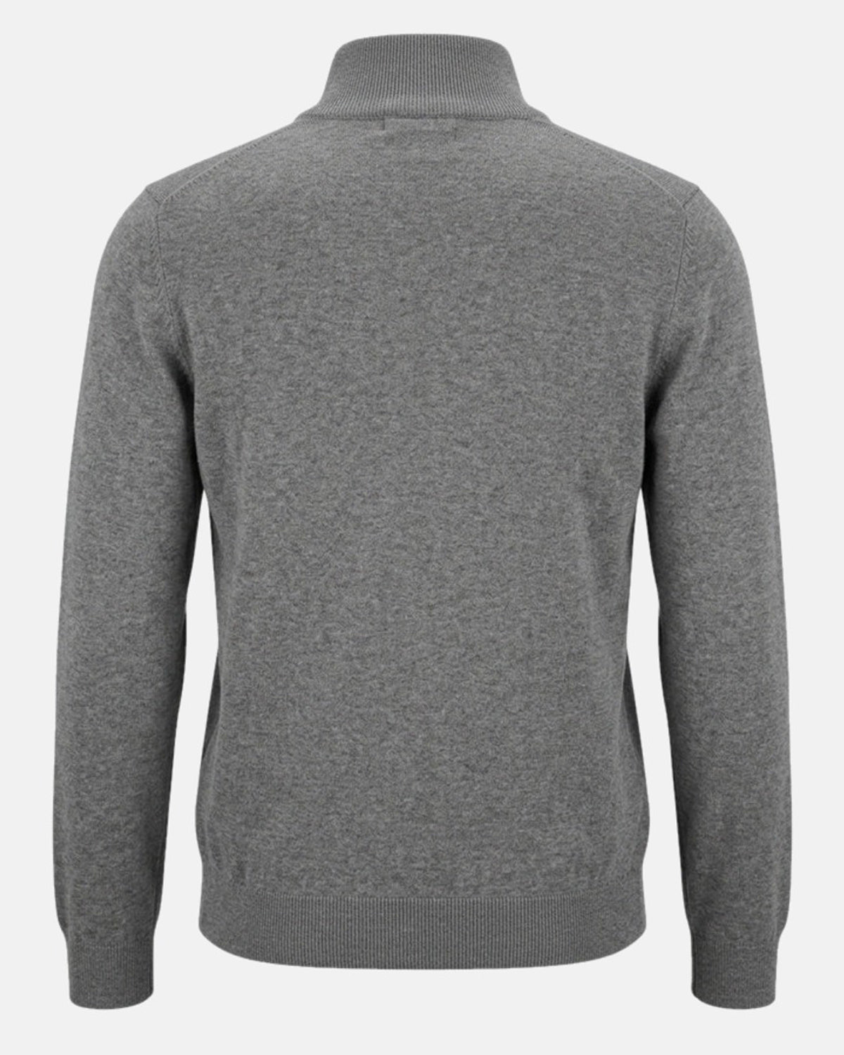 BOSS Kanobix Zip Neck Jumper Grey | Studio DOS