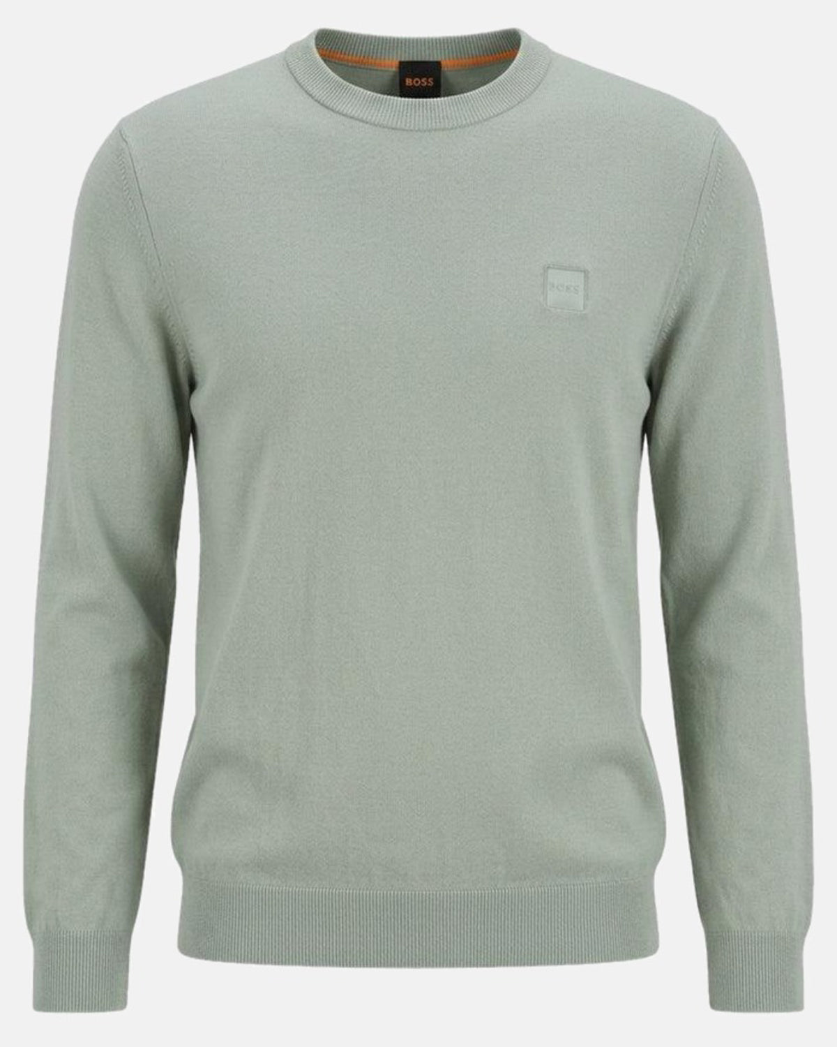 BOSS Kanovano Crew Neck Jumper Light Green | Studio DOS