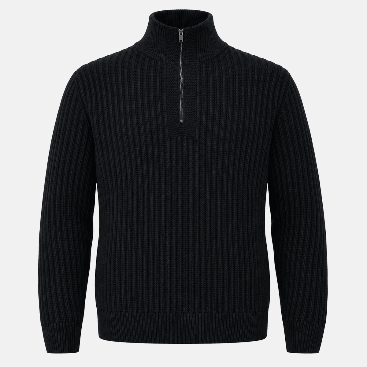 BOSS Kwinter Zip Neck Jumper Dark Navy | Studio DOS