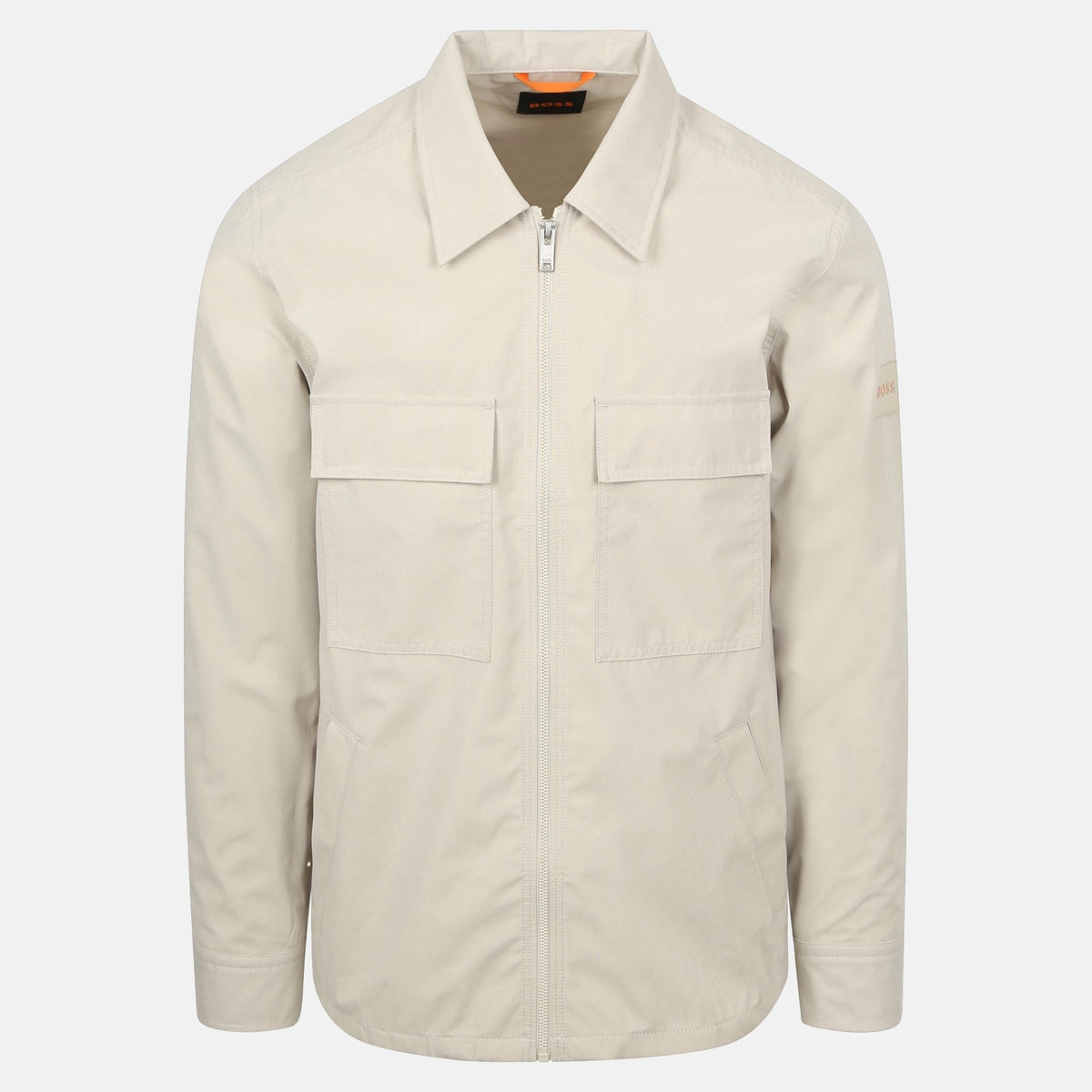 BOSS Lozzy Overshirt Light Beige | Studio DOS