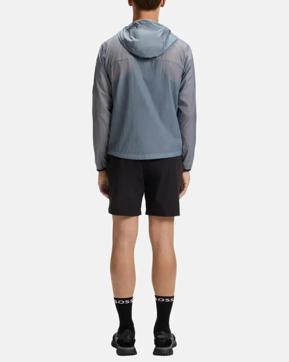 BOSS MENS AIRYNIX LIGHTWEIGHT WATER REPELLENT JACKET GREY | Studio DOS