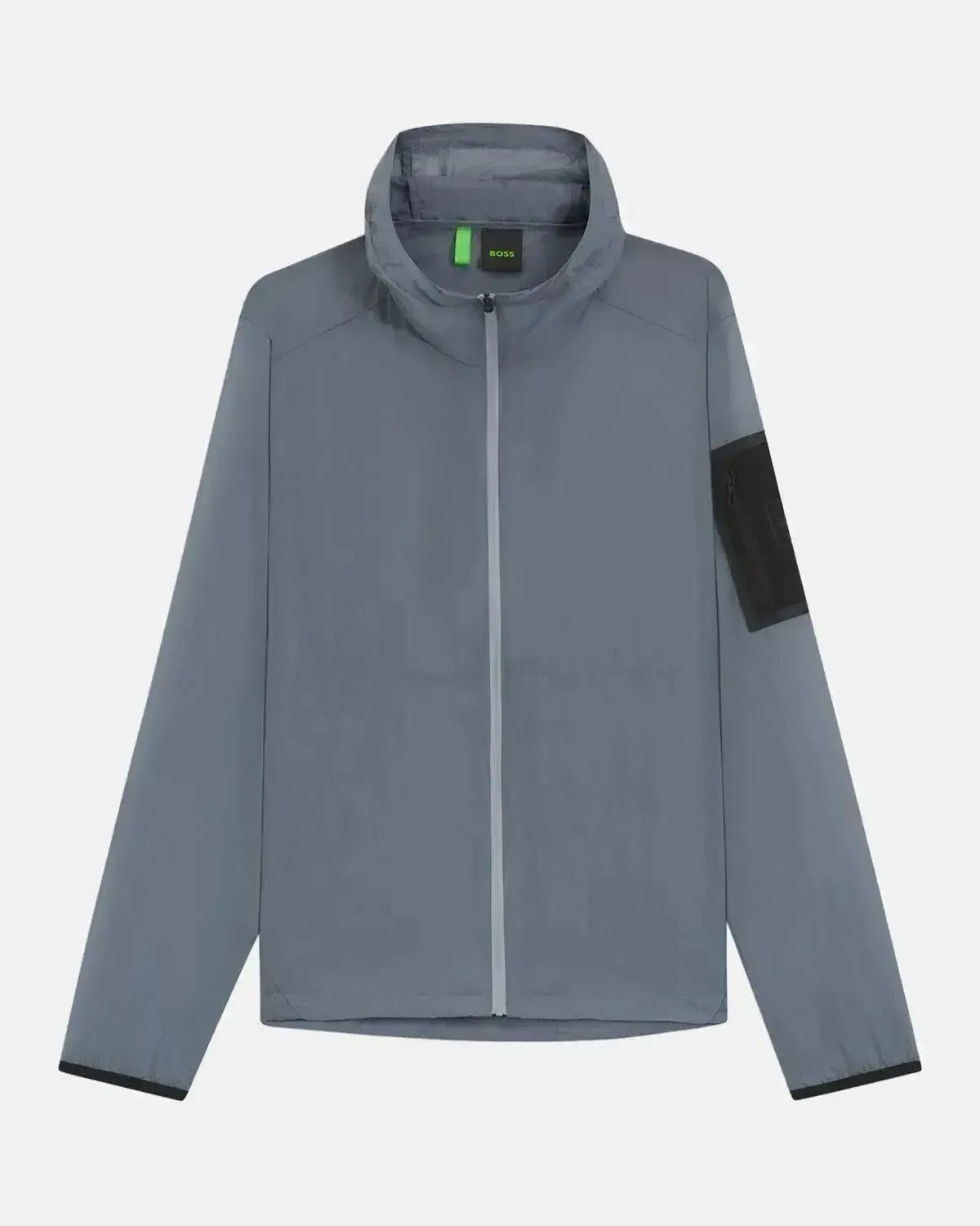 BOSS MENS AIRYNIX LIGHTWEIGHT WATER REPELLENT JACKET GREY | Studio DOS