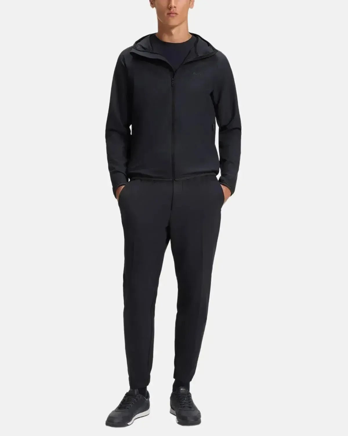 BOSS MENS COMMUTER WATER REPELLENT STRETCH JACKET DARK BLUE | Studio DOS