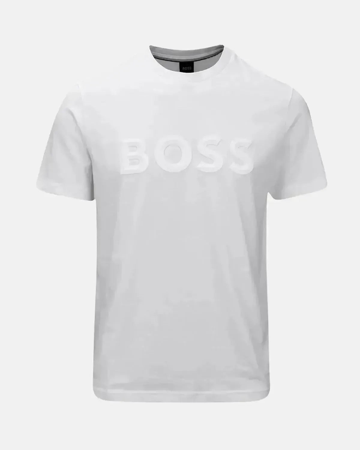 BOSS MENS ICONIC ZONE T - SHIRT WHITE WHITE | Studio DOS