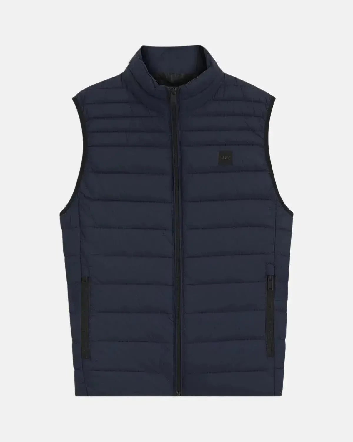 BOSS MENS ODEN SLIM FIT PACKABLE GILET DARK BLUE | Studio DOS