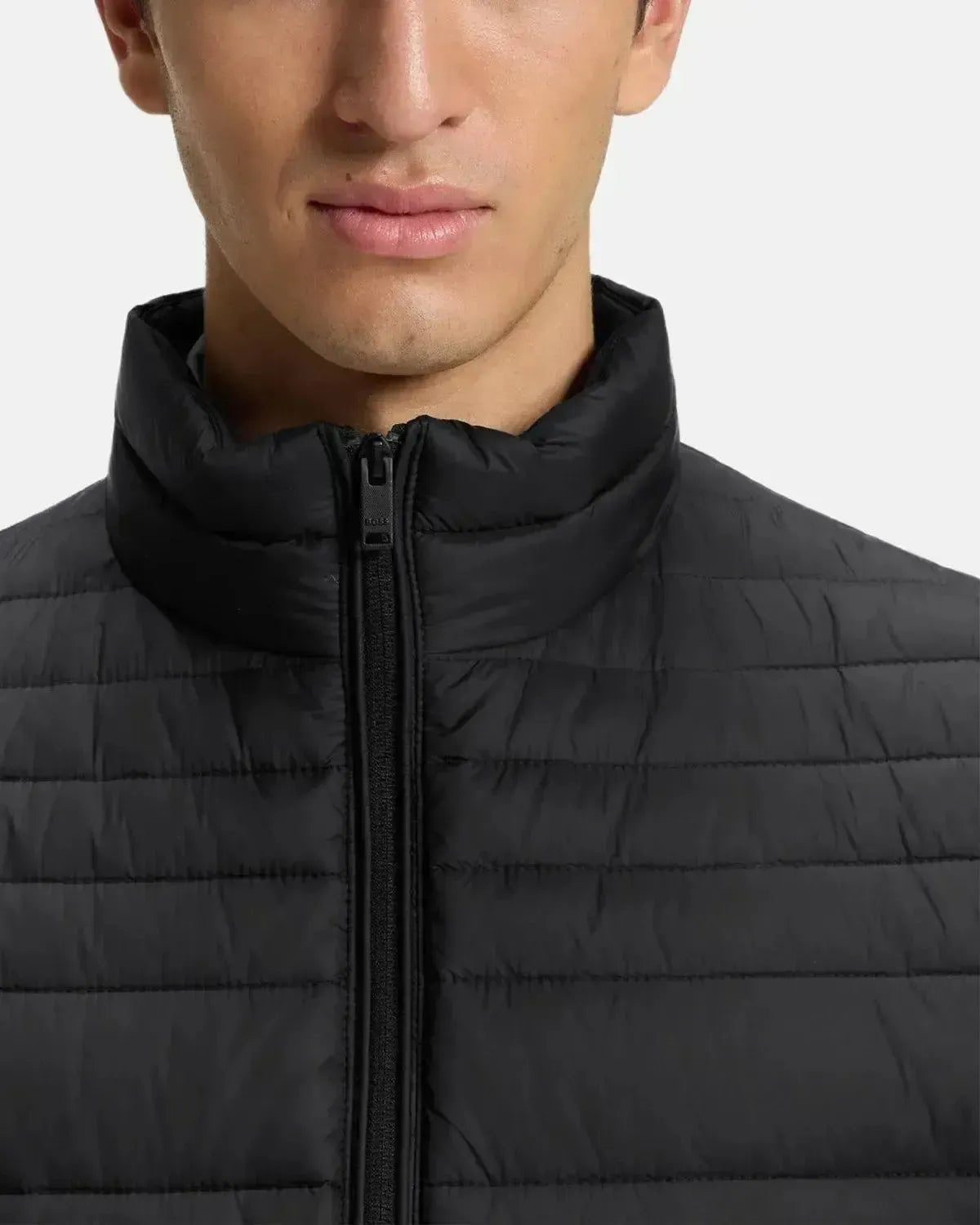 BOSS MENS ODEN2 SLIM FIT PACKABLE PUFFER JACKET BLACK | Studio DOS