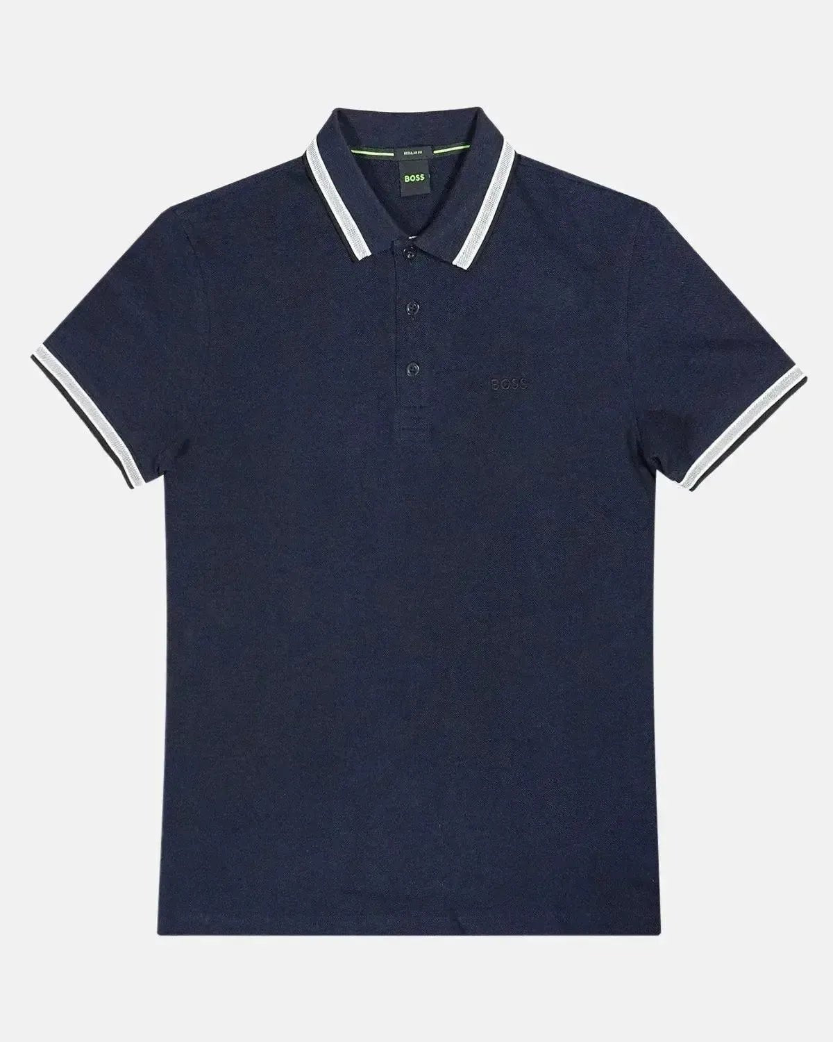 BOSS MENS PADDY POLO SHIRT NAVY | Studio DOS