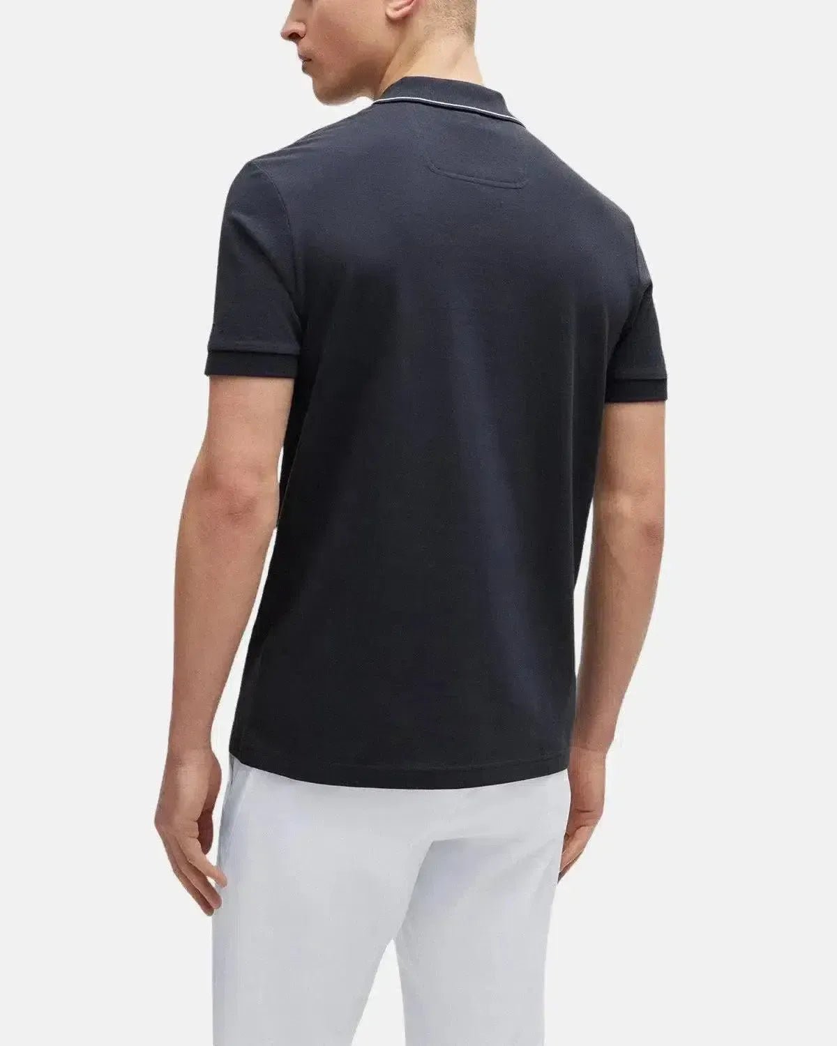 BOSS MENS PAULE 4 SLIM FIT POLO SHIRT DARK BLUE | Studio DOS