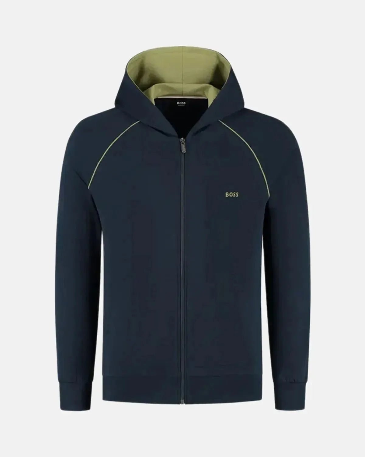 BOSS MIX AND MATCH ZIP HOODIE DARK BLUE | Studio DOS