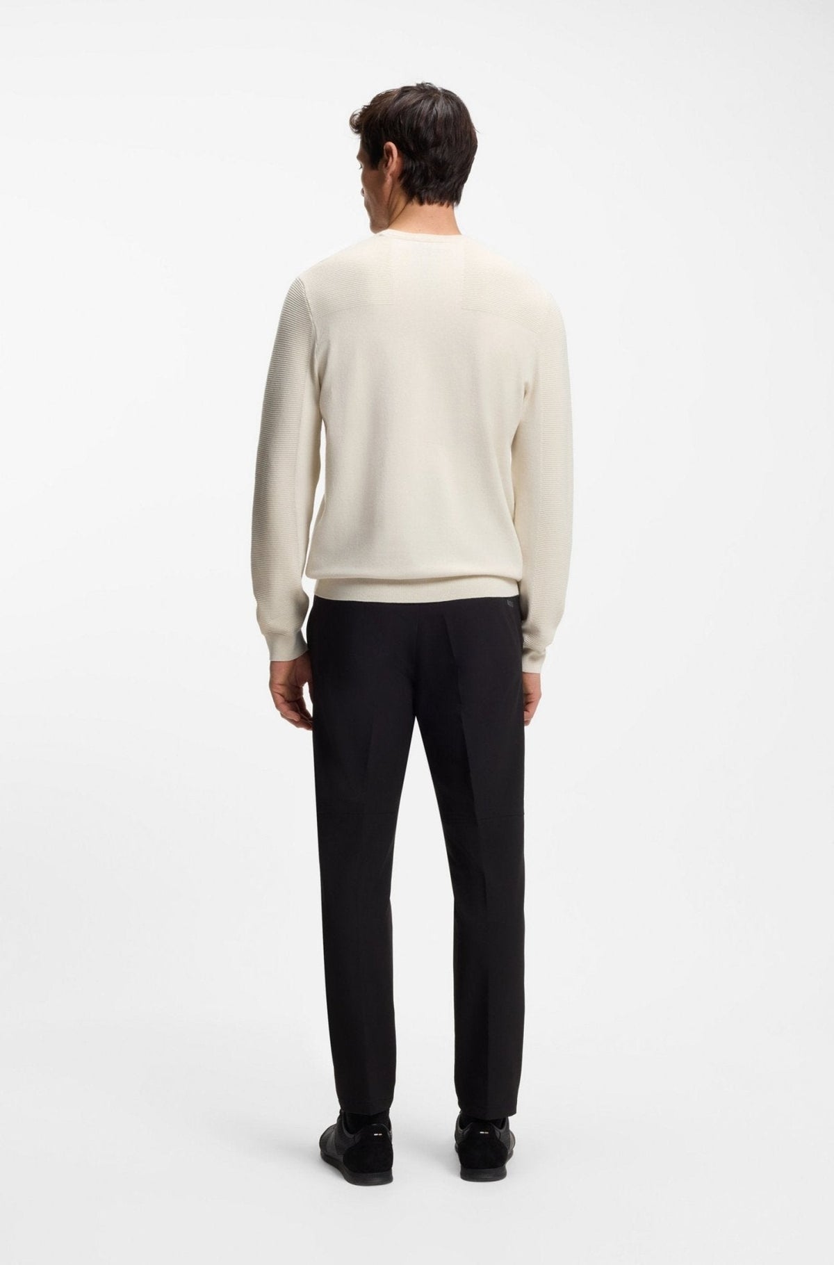 BOSS Momentum-X Crew Neck Jumper Natural | Studio DOS