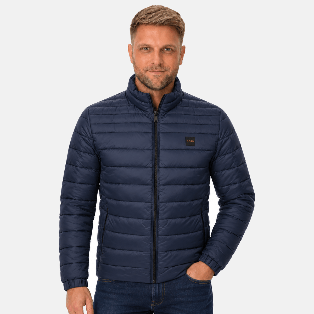 BOSS Oden 2 Puffer Light Jacket Navy | Studio DOS