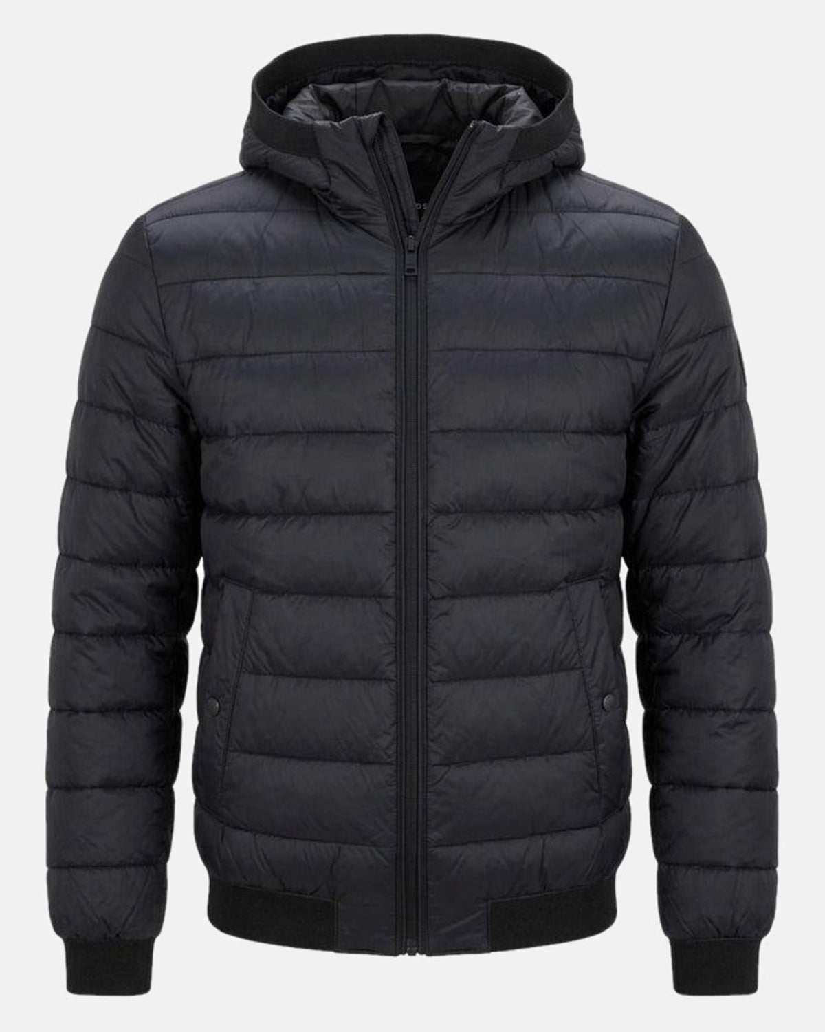 BOSS Odenis Hooded Padded Jacket Black | Studio DOS