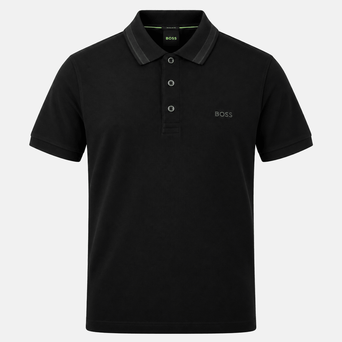 BOSS Paddy Piqué Polo Shirt Black | Studio DOS