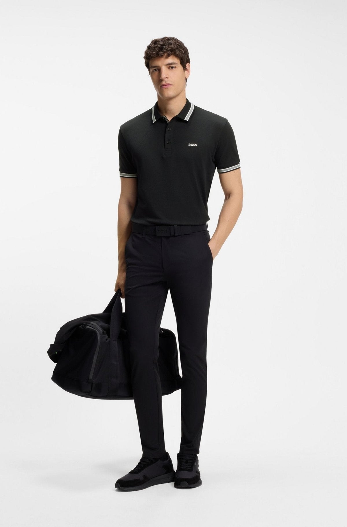BOSS Paddy Piqué Polo Shirt Dark Blue | Studio DOS