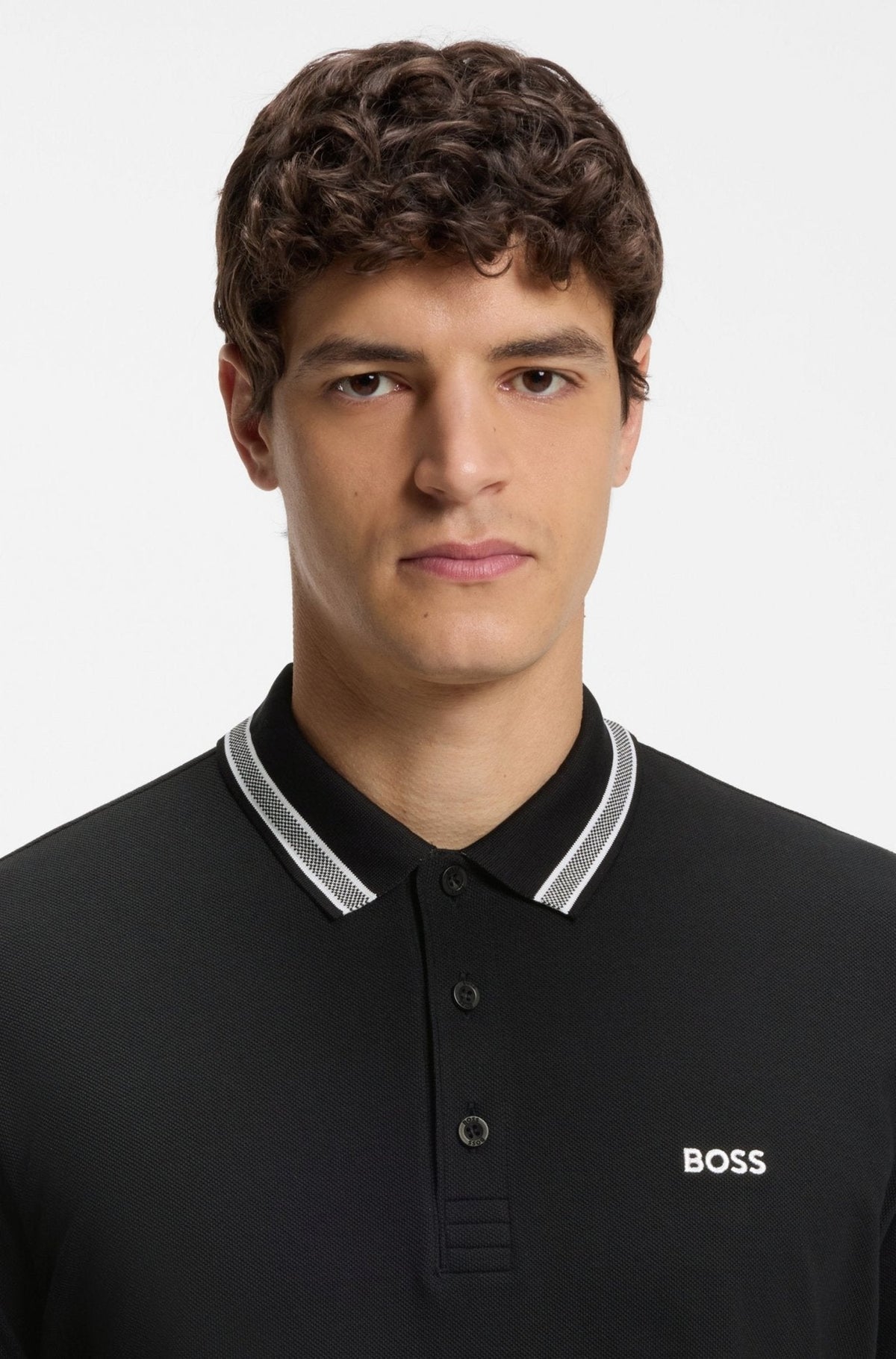 BOSS Paddy Piqué Polo Shirt Dark Blue | Studio DOS
