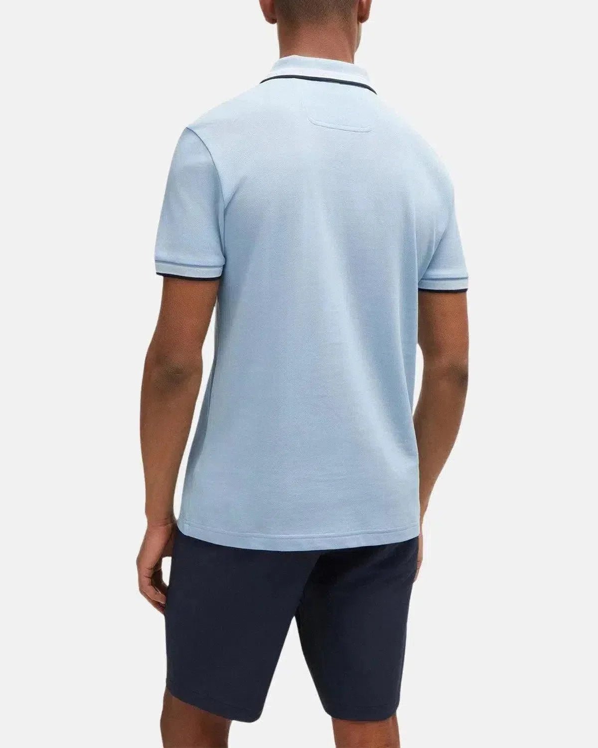 BOSS Paddy Piqué Polo Shirt Light Pastel Blue | Studio DOS