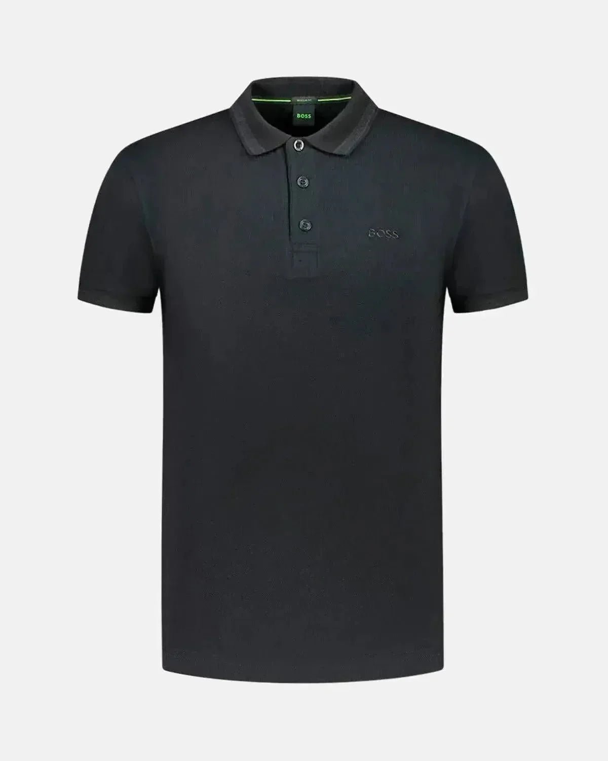 BOSS PADDY POLO SHIRT BLACK TONAL | Studio DOS