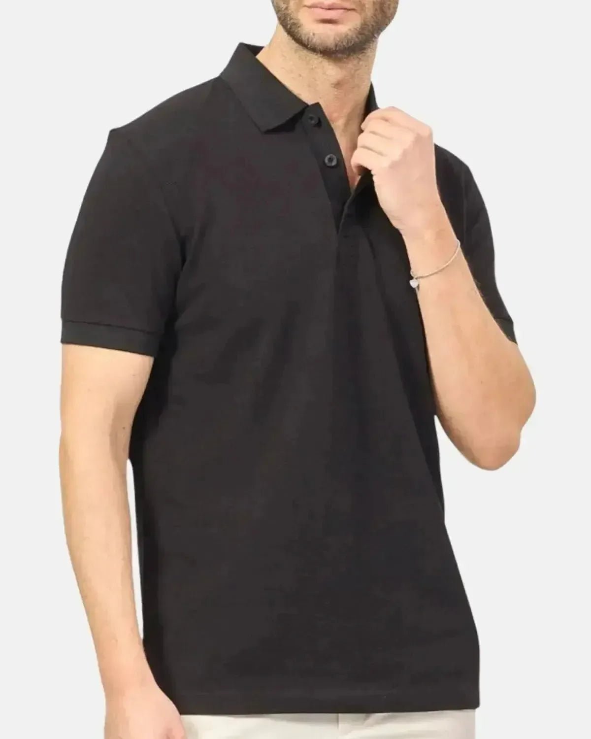 BOSS PADDY POLO SHIRT BLACK TONAL | Studio DOS