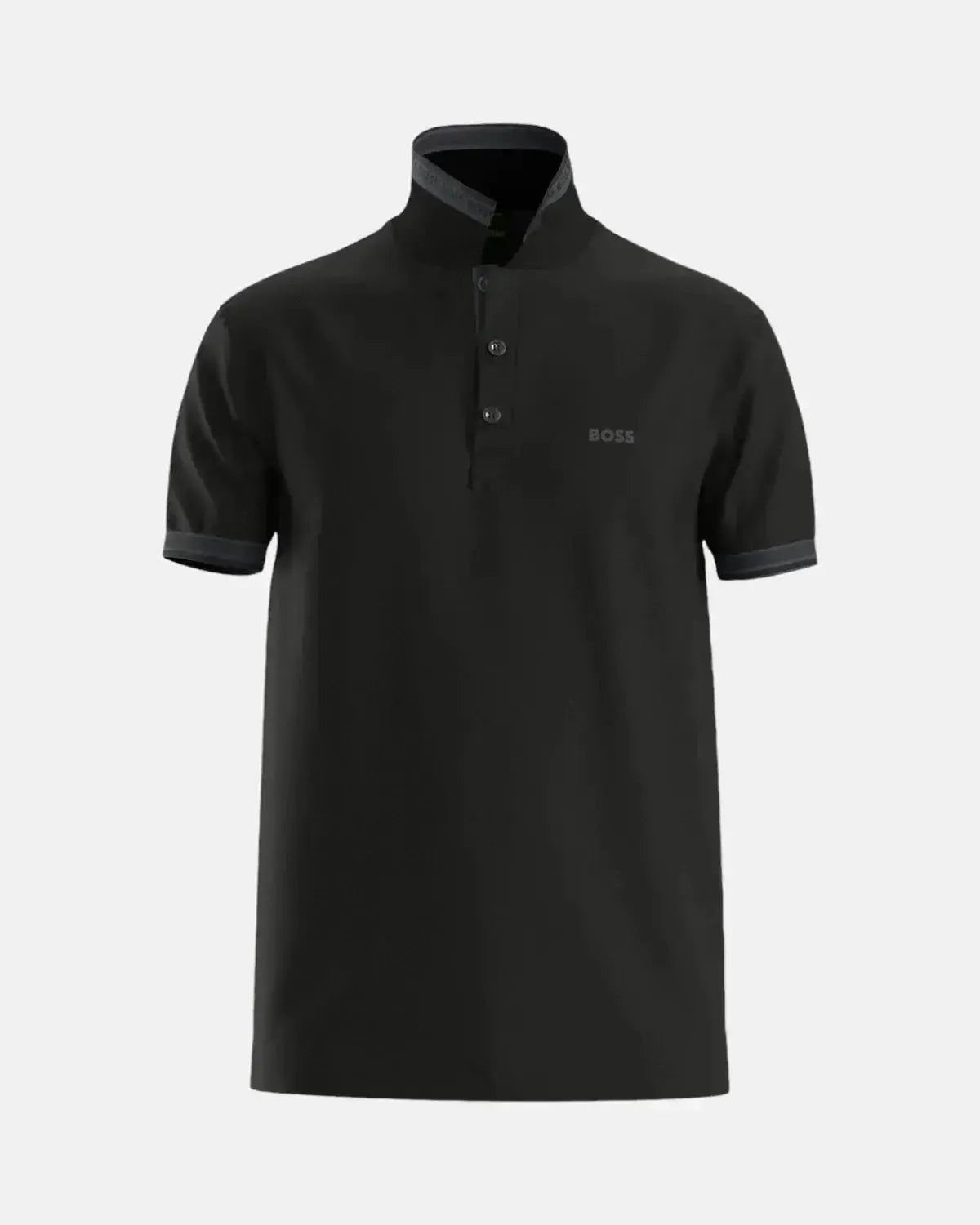 BOSS PADDY POLO SHIRT BLACK TONAL | Studio DOS