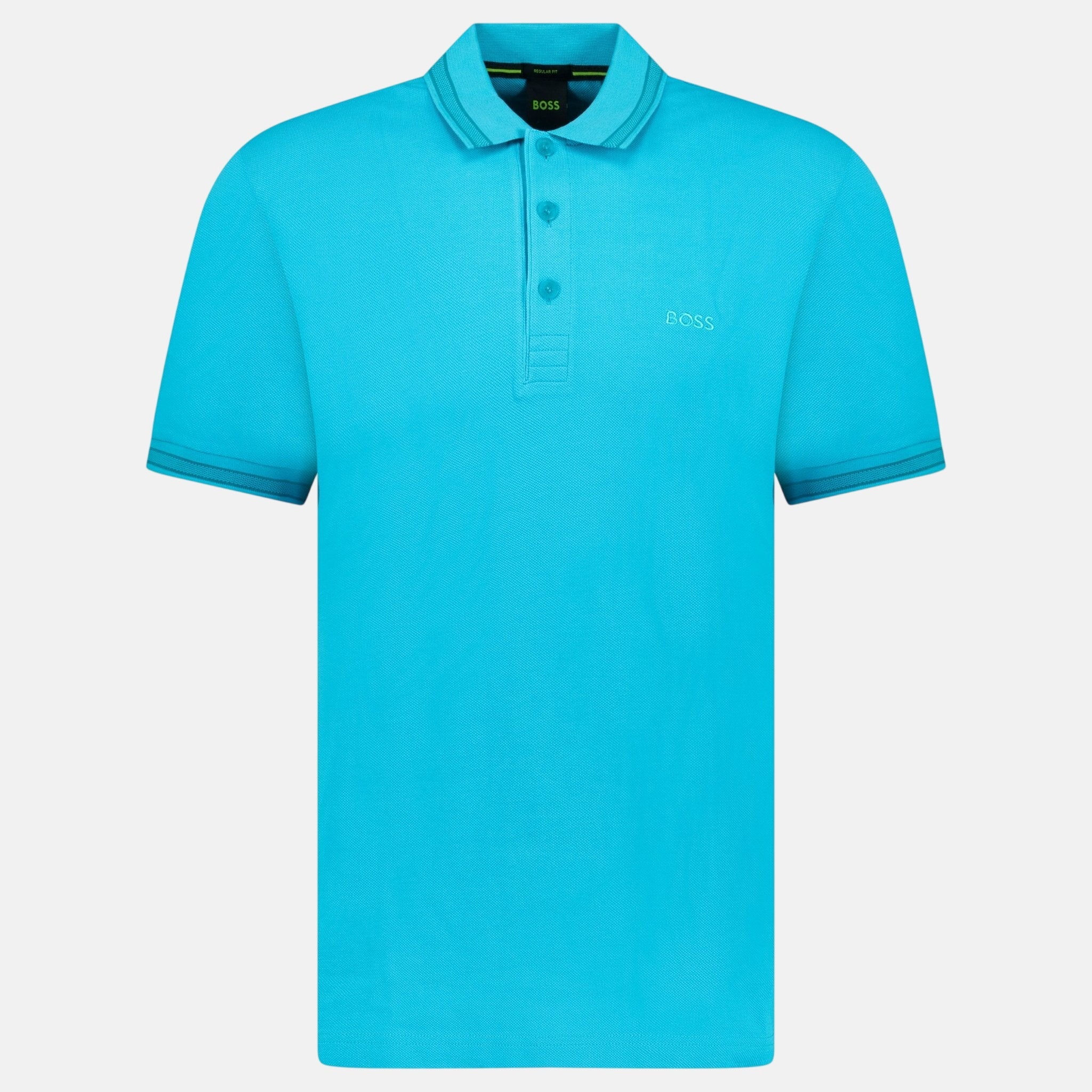 BOSS Paddy Polo Shirt Light Turquoise | Studio DOS