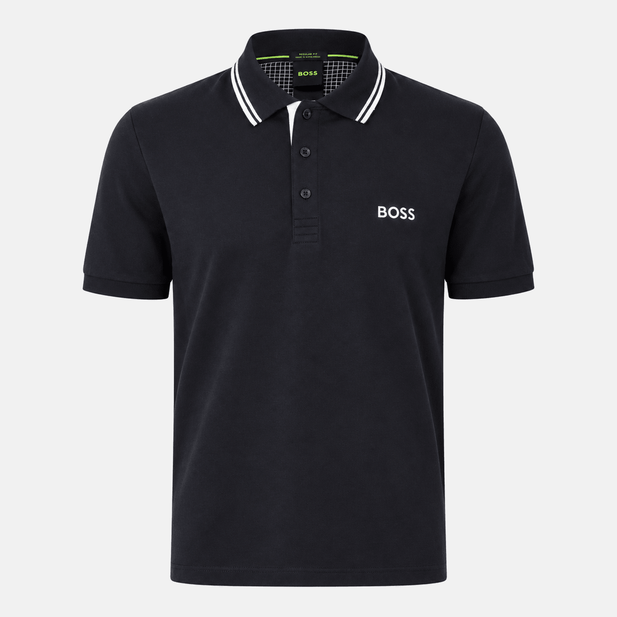 BOSS Paddy Pro Polo Shirt Black/Grey/White | Studio DOS