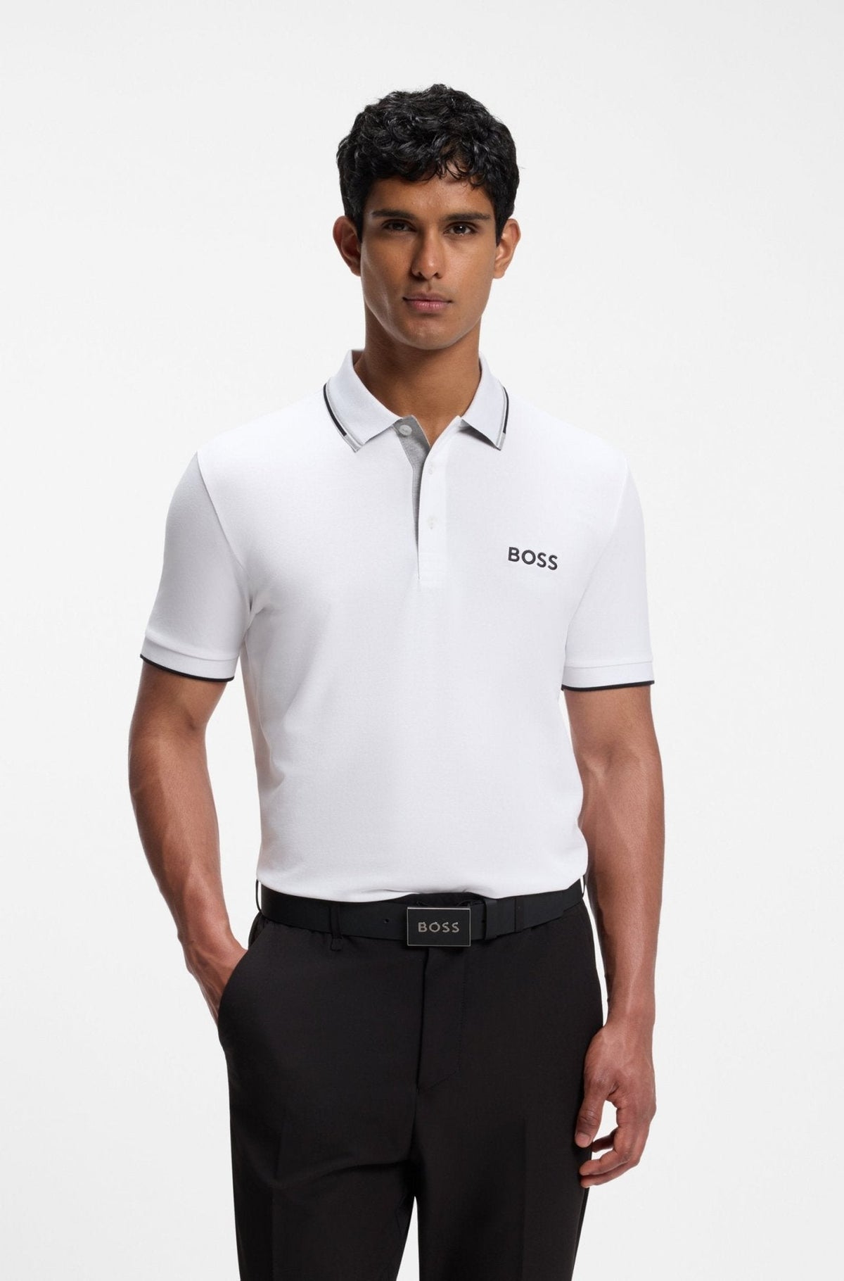 BOSS Paddy Pro Polo Shirt White | Studio DOS