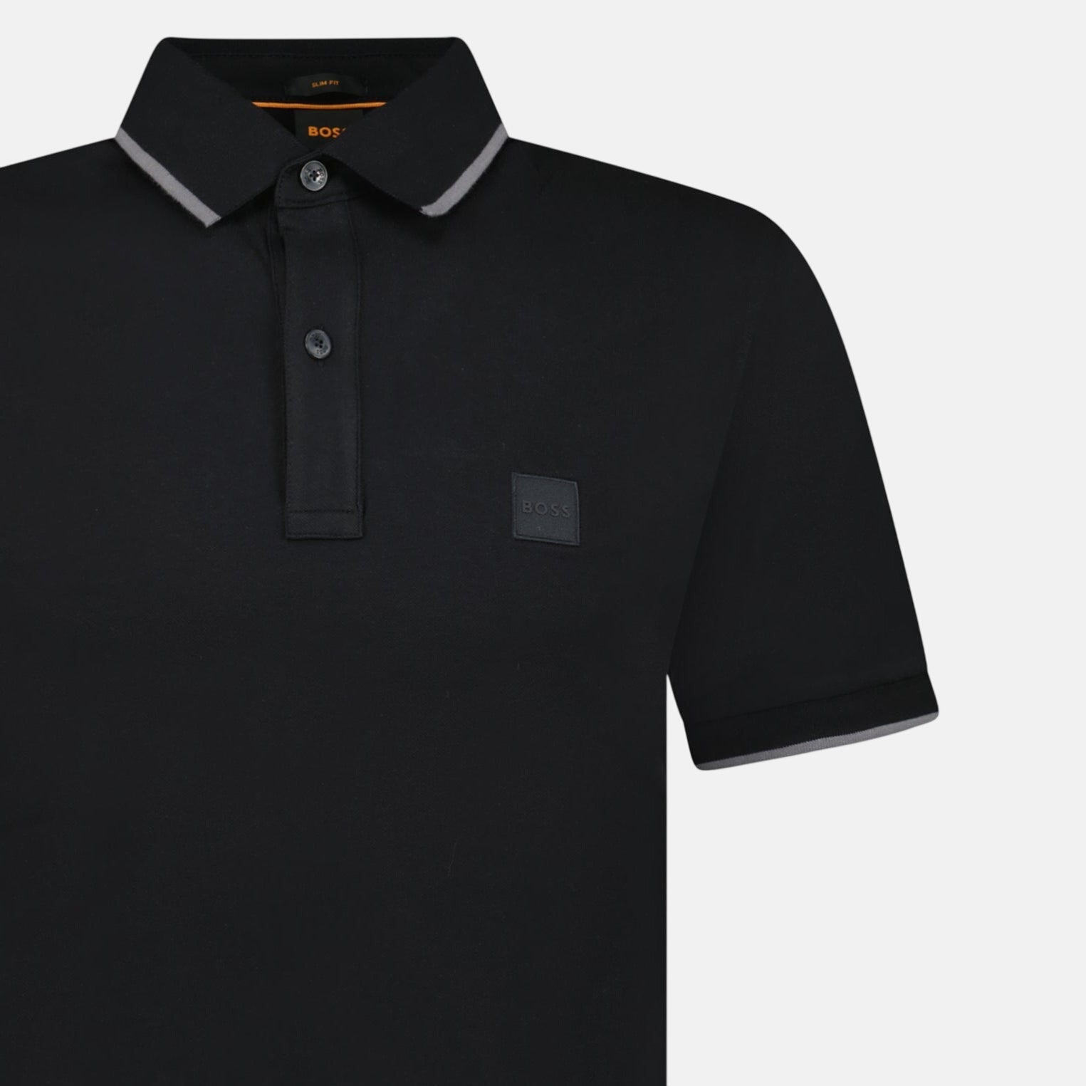 BOSS Passertip Polo Shirt Black | Studio DOS